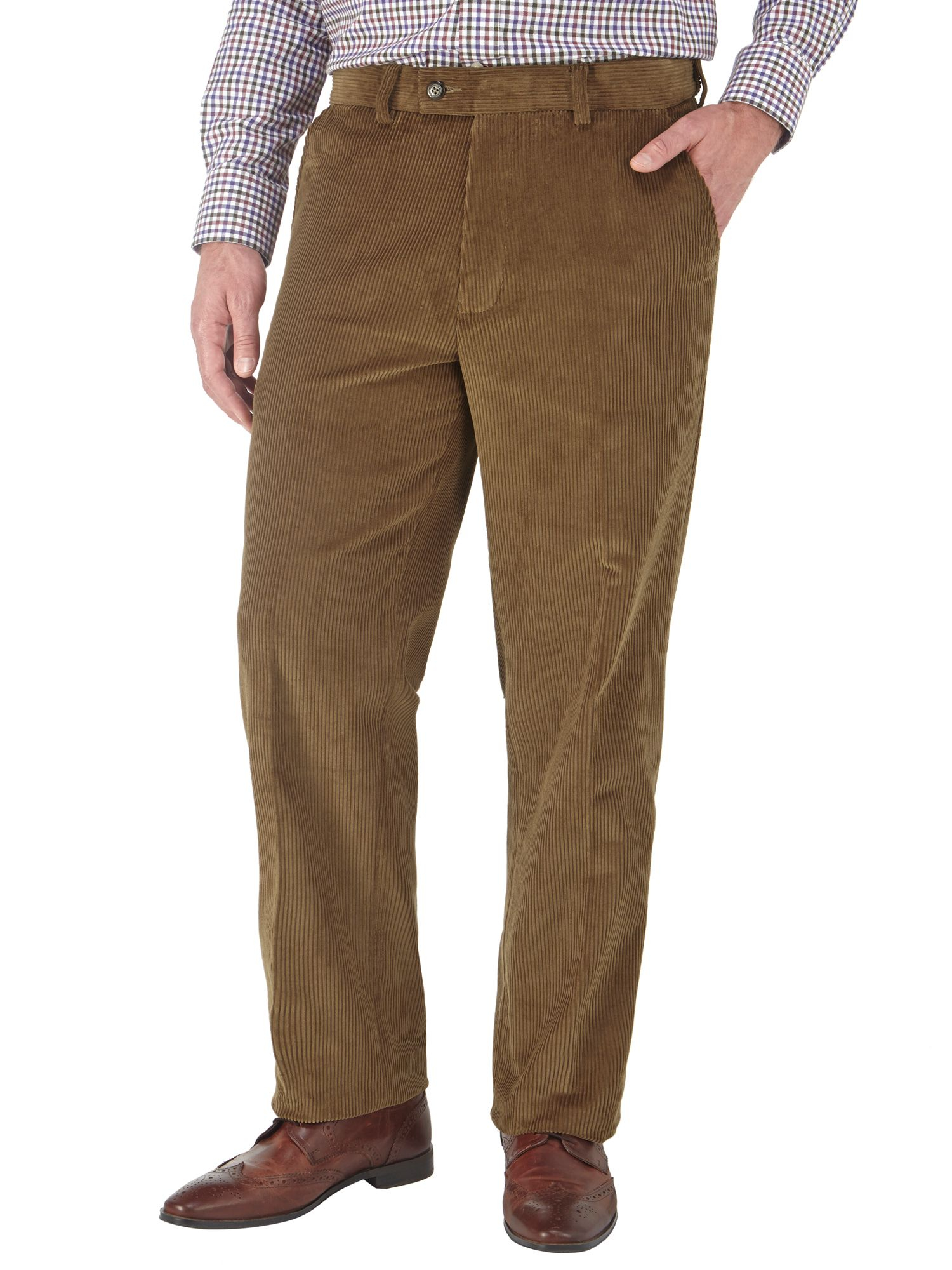 Skopes Lewis Casual Corduroy Trousers in Brown for Men (Caramel) | Lyst
