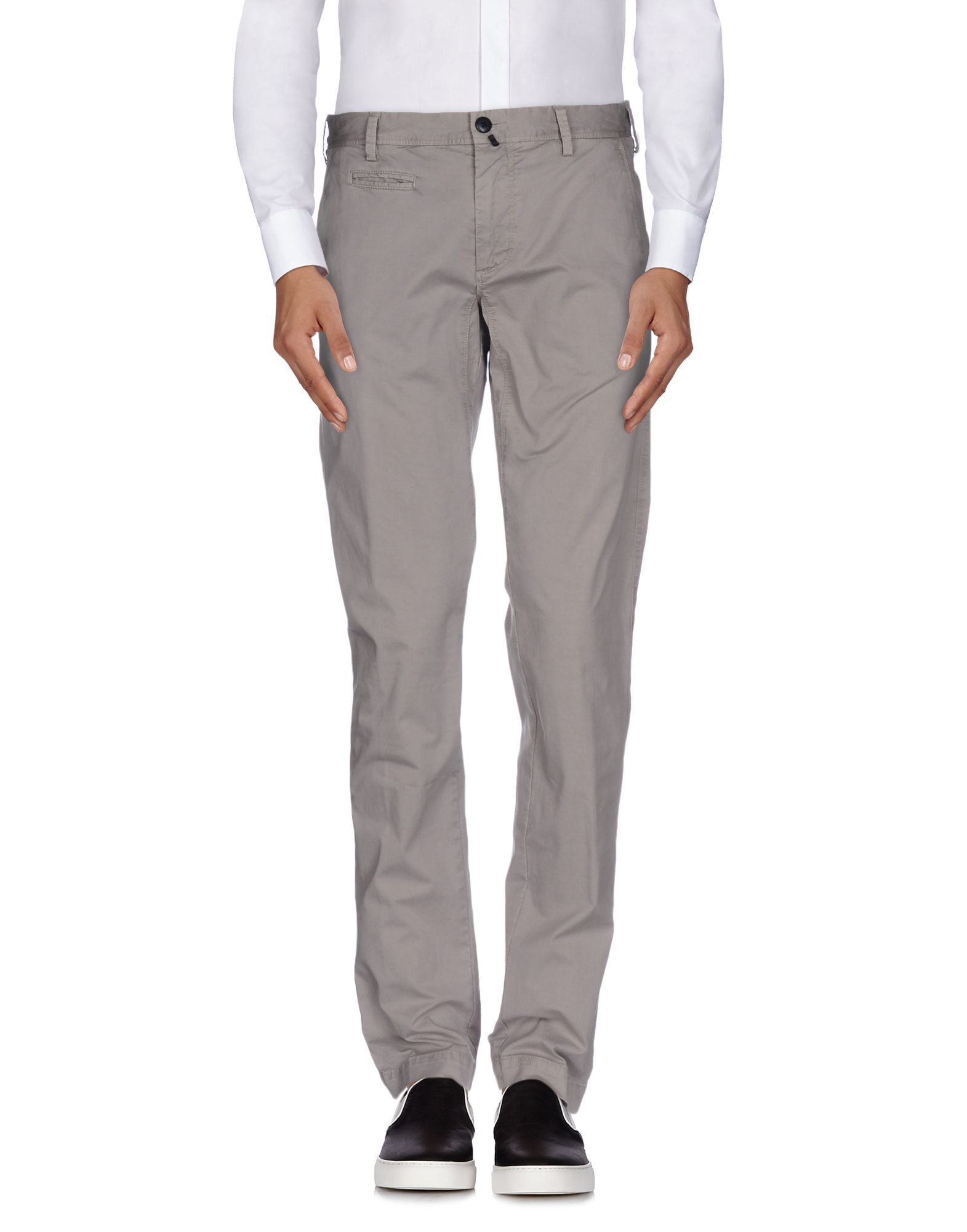 Jaggy Cotton Casual Trouser in Gray for Men - Lyst