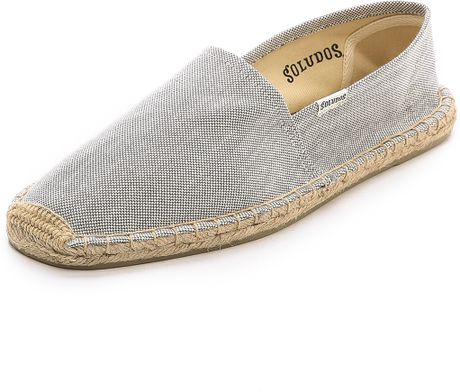 Soludos Coche Espadrilles in Gray for Men (Grey) | Lyst