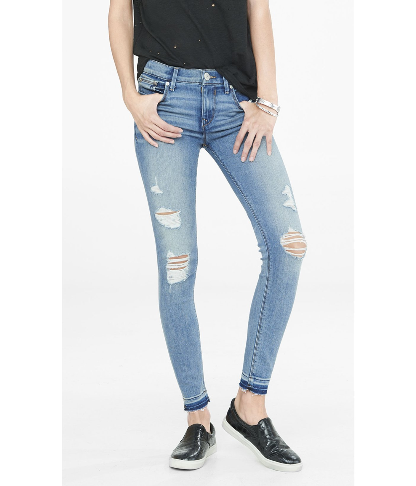 express distressed jeans