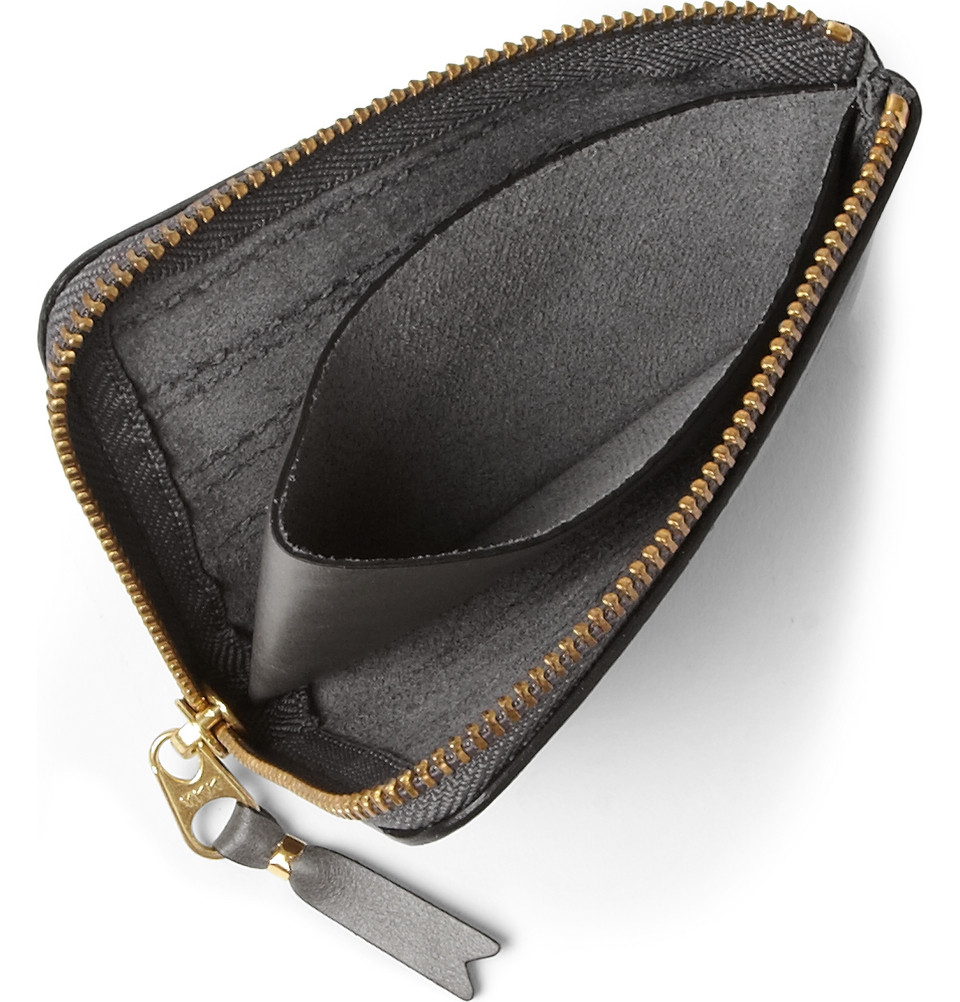 comme des garcons zip wallet