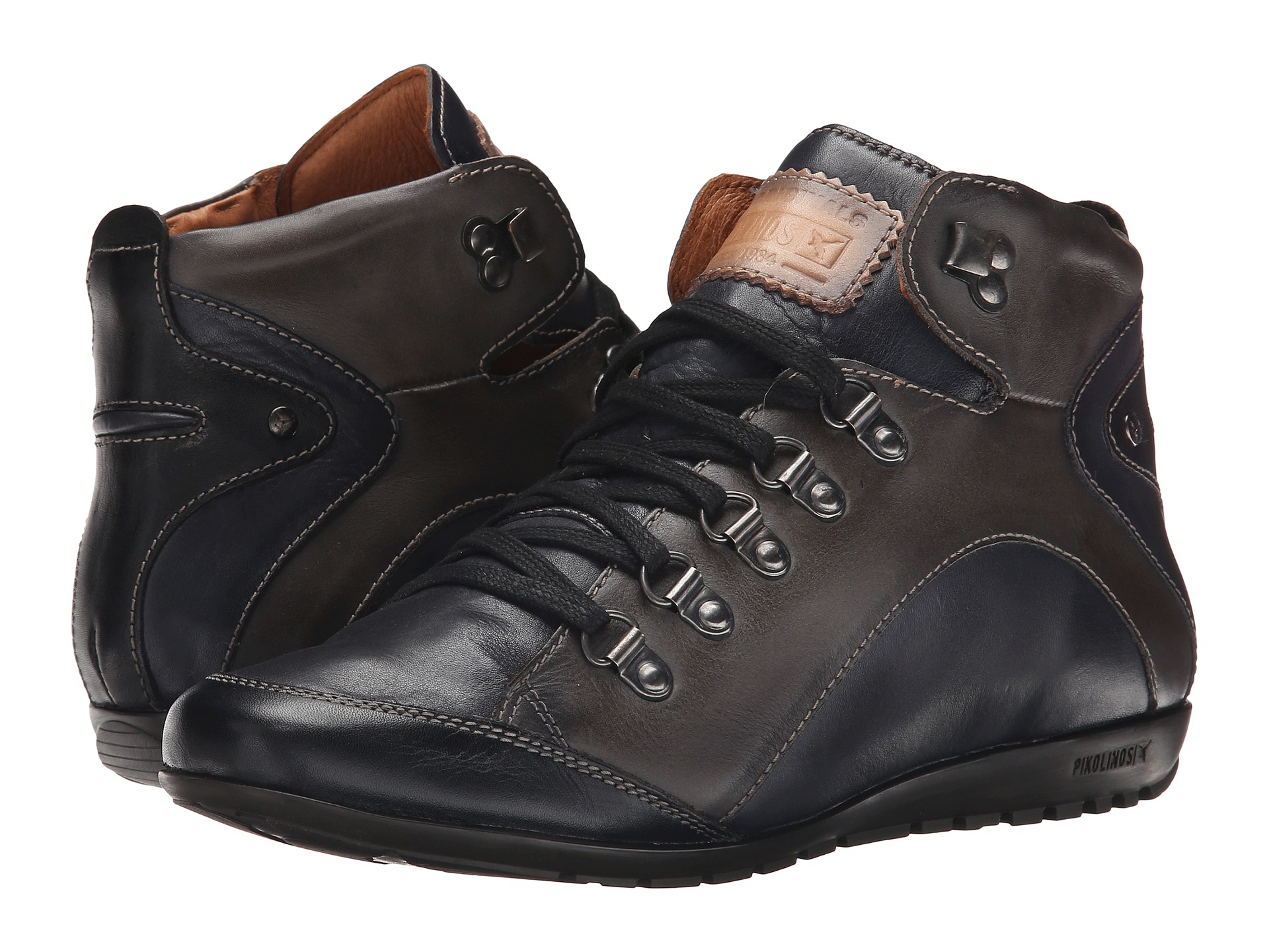 pikolinos lisboa leather sneakers