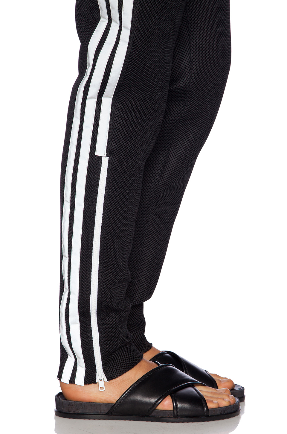 adidas track pants zipper legs