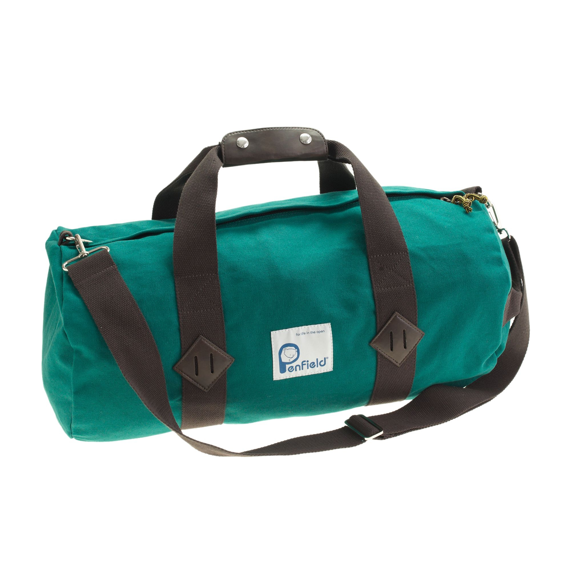 teal gym bag