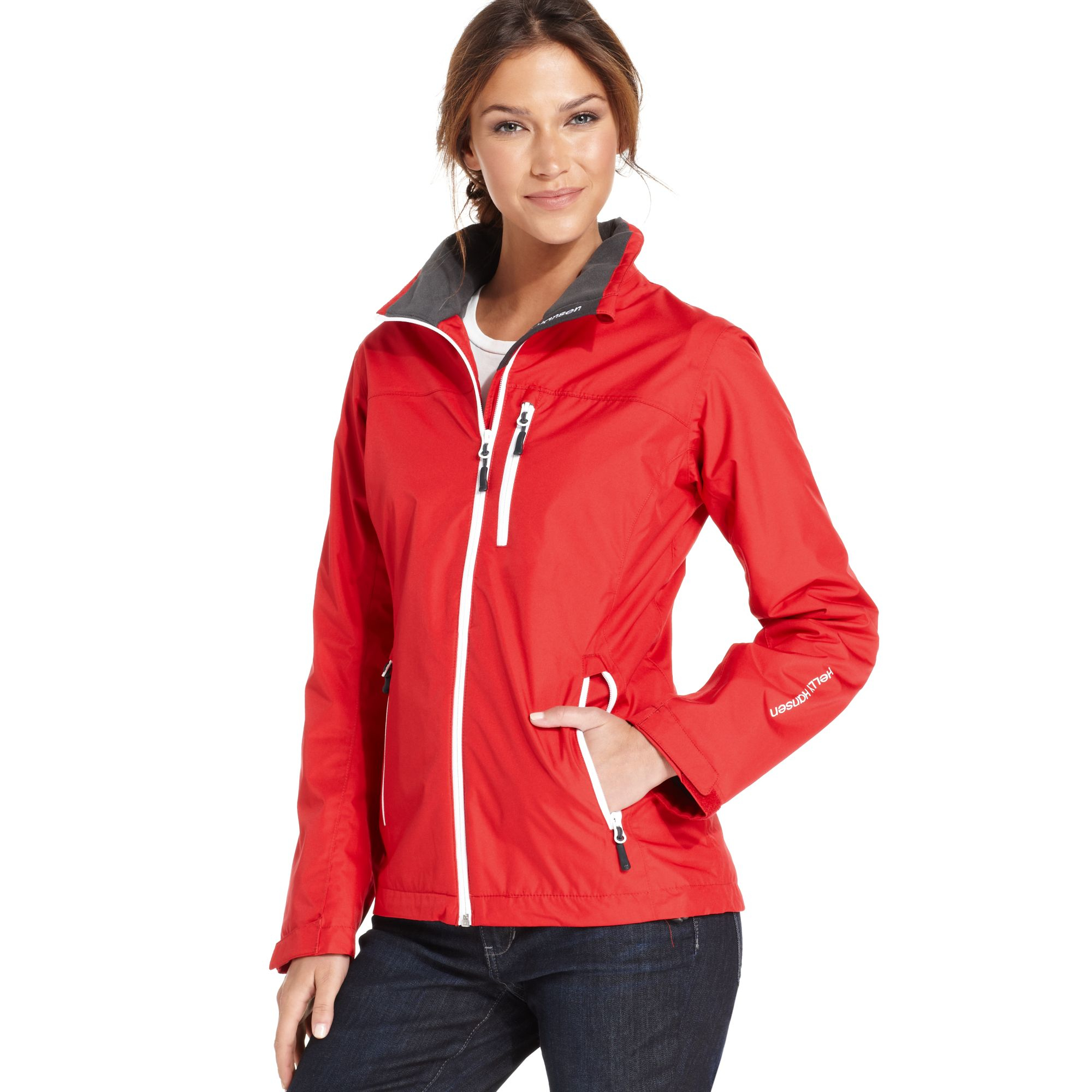 Lyst Helly Hansen Crew Waterproof Jacket in Red Lyst Helly Hansen Crew Waterproof Jacket in Red