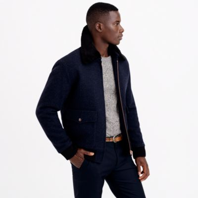 wool flight jacket