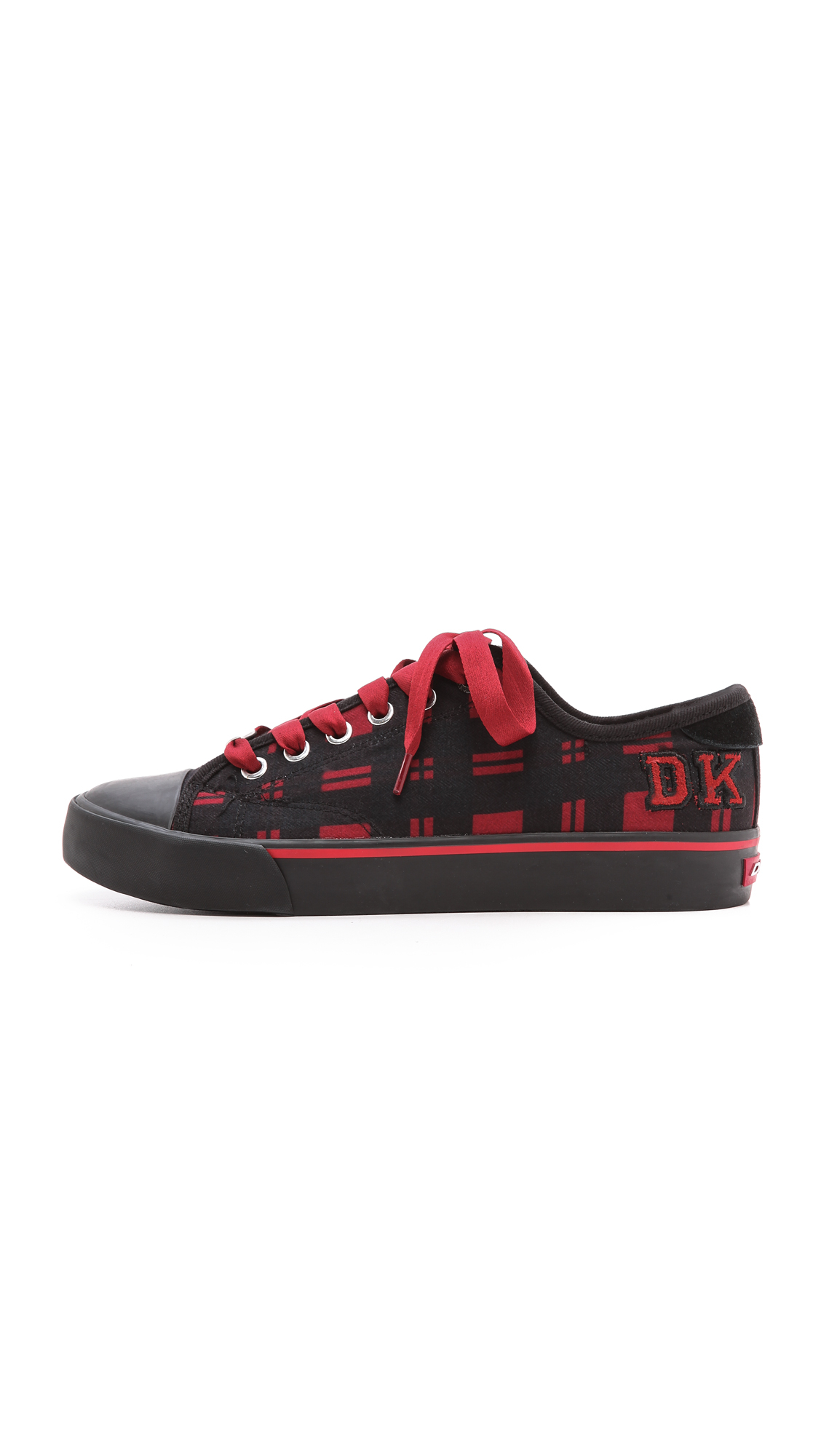 dkny red trainers
