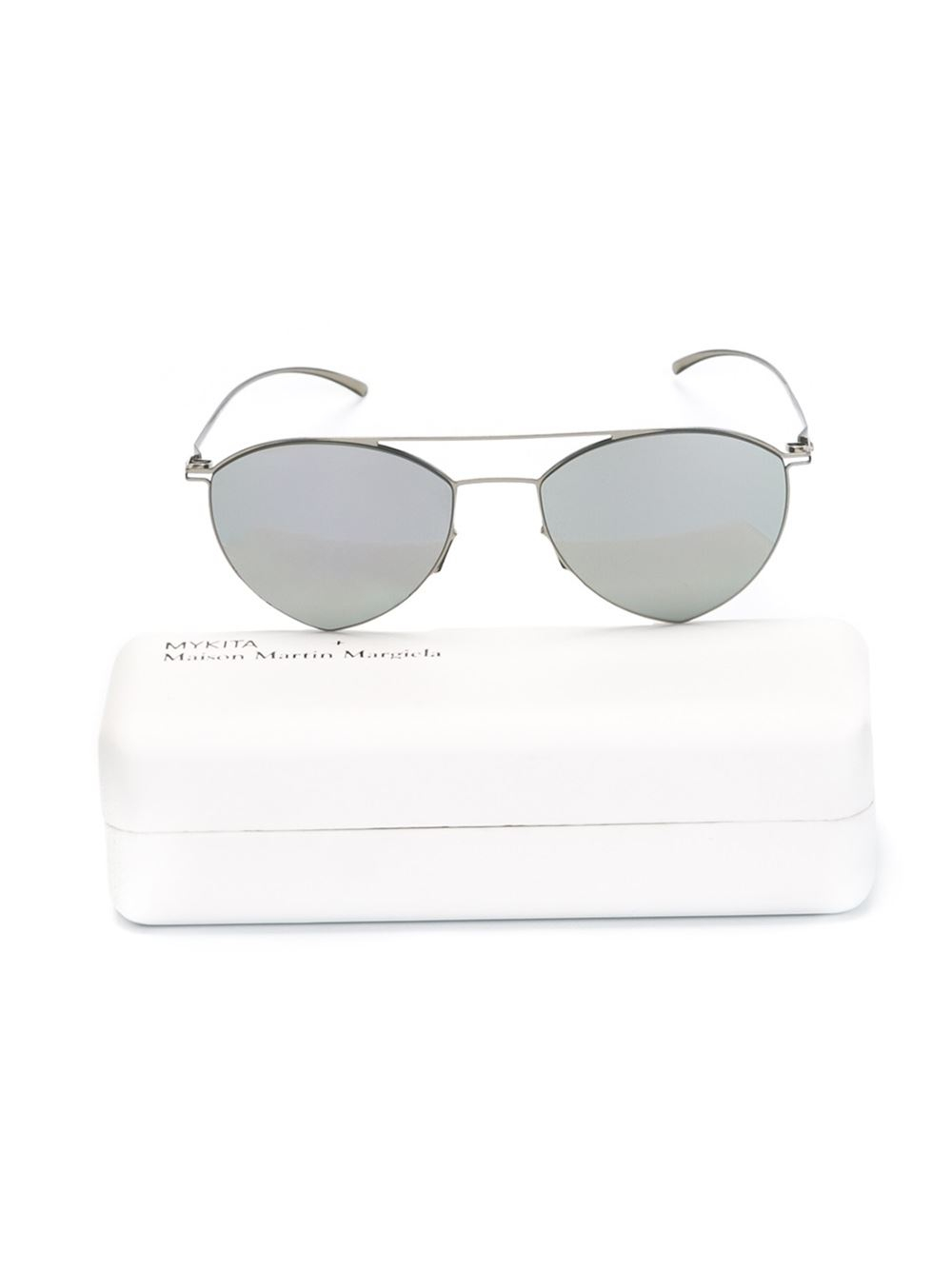 Mykita Maison Martin Margiela X 'Mmesse010' Sunglasses in Metallic 