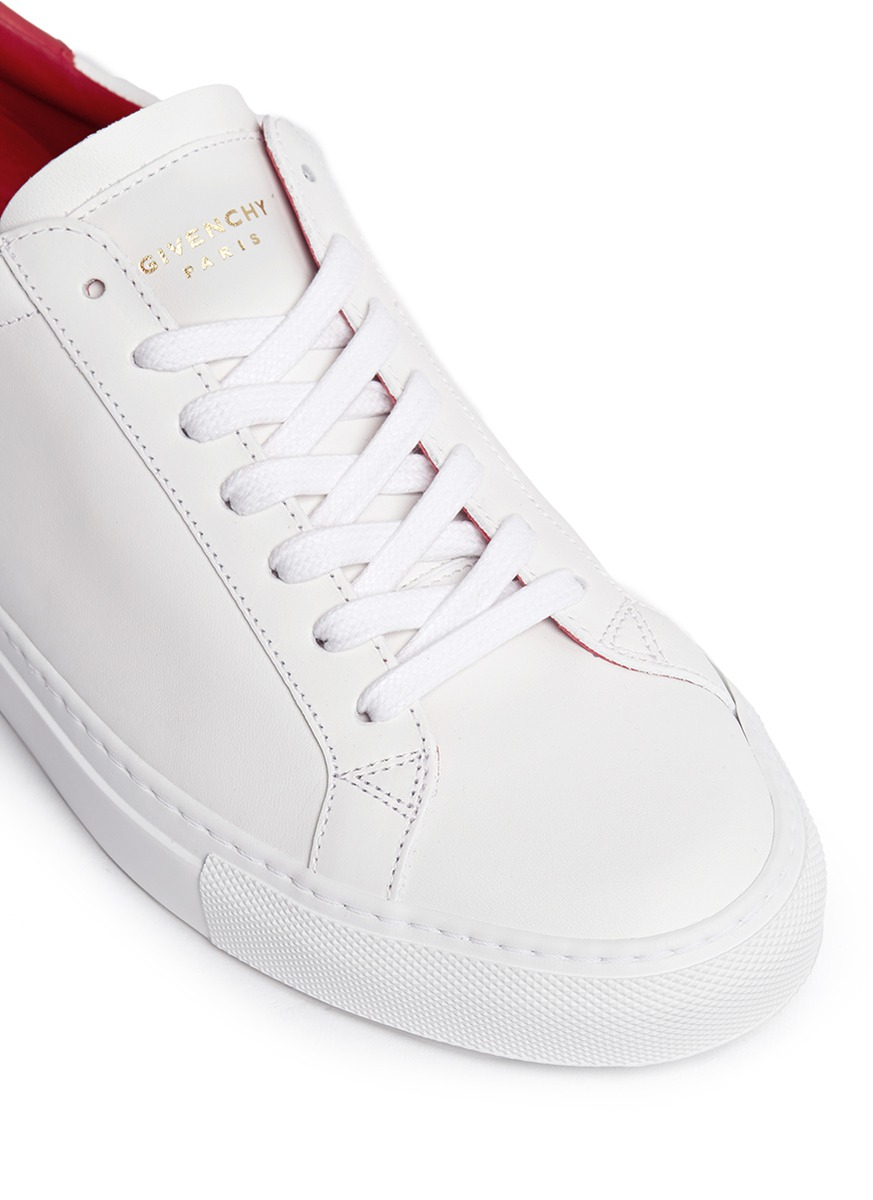 givenchy urban knots leather sneakers