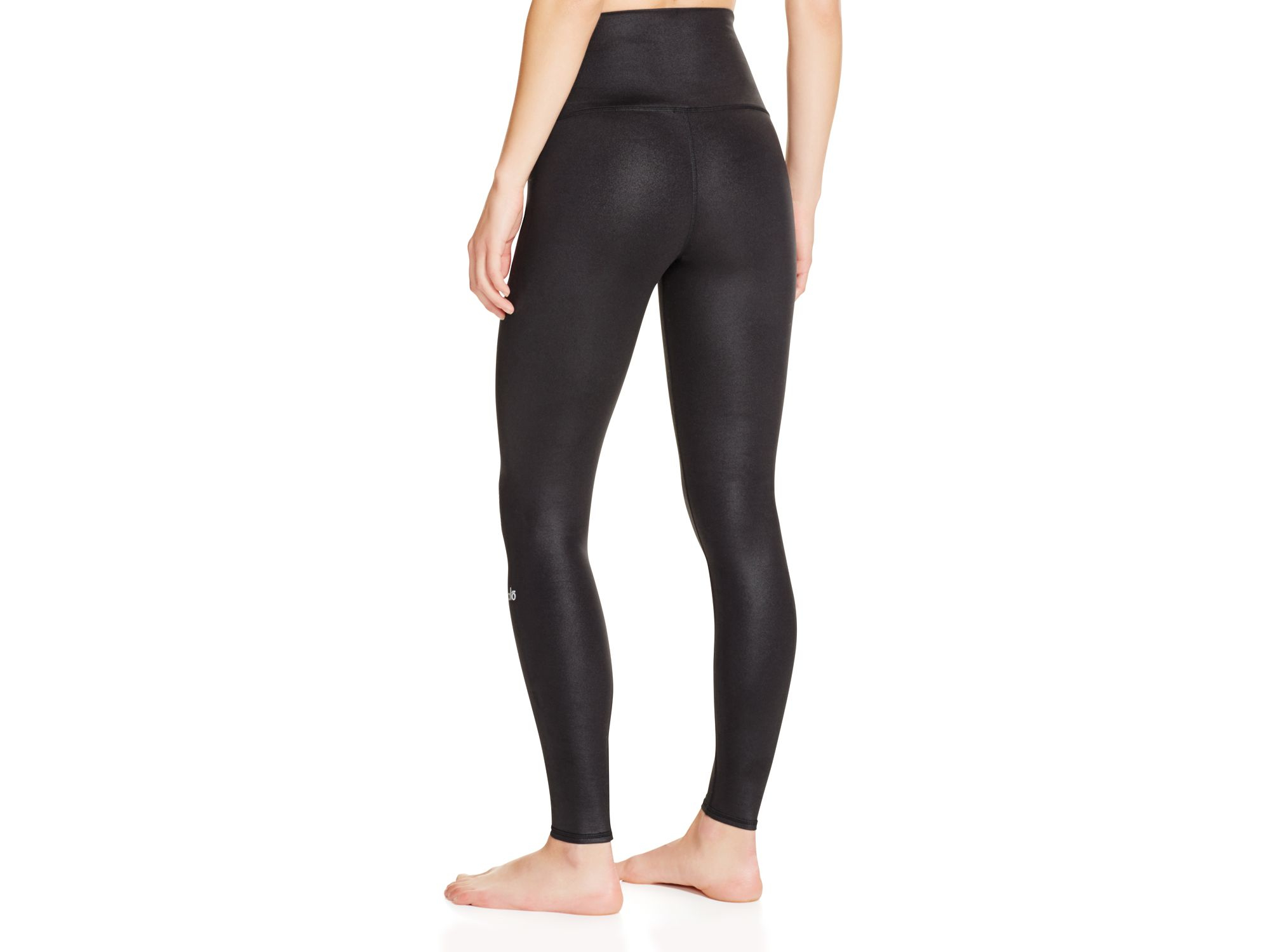 alo high waist airbrush midi leggings