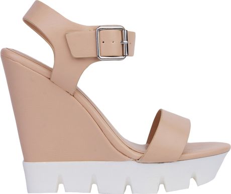 Nude Patent Peep Toe Cork Wedge Sandal In A EEE Fit 4EEE,5EEE,6EEE,7EEE,8EEE,9EEE,10EEE