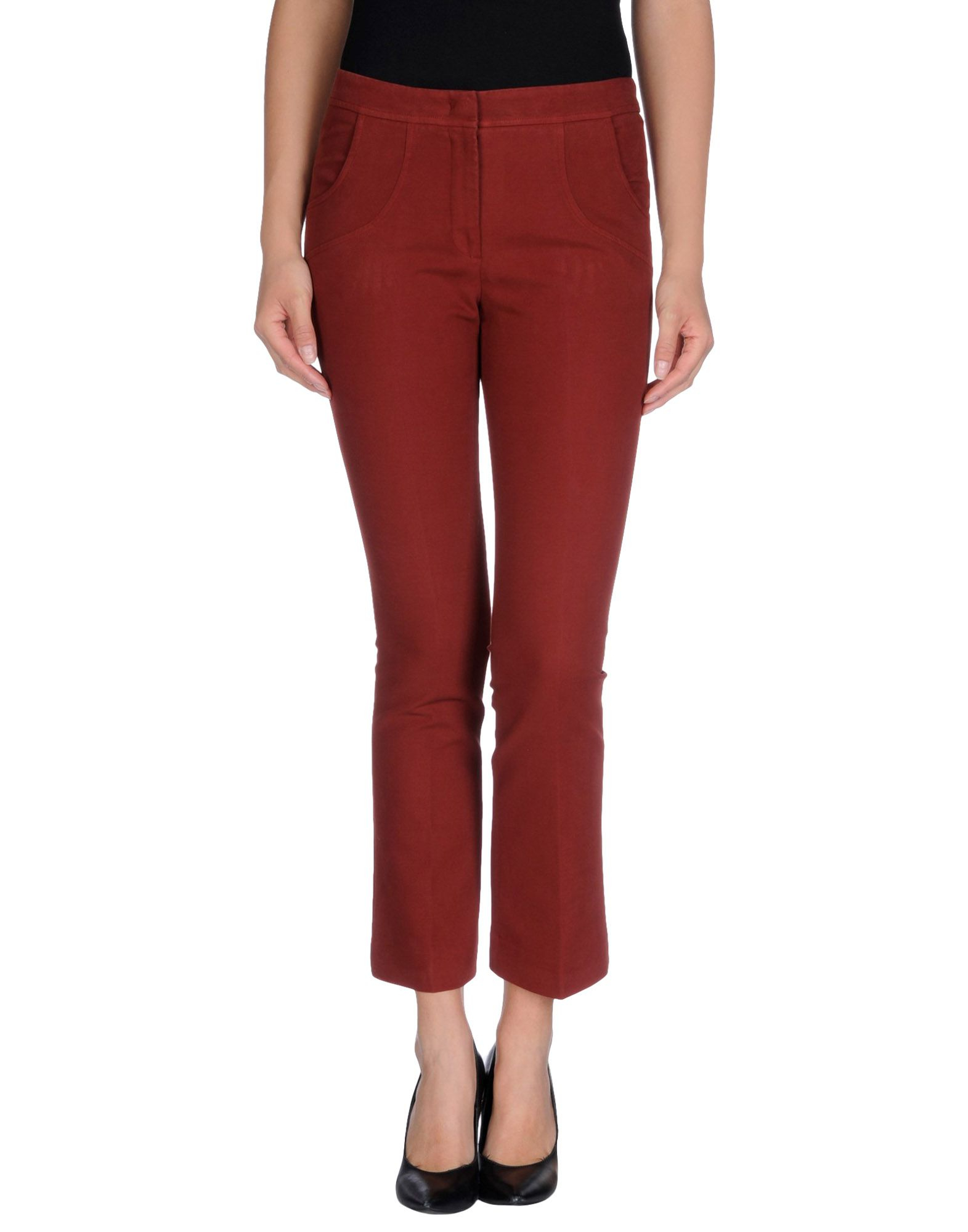 Funny face Casual Trouser in Red (Brick red) | Lyst