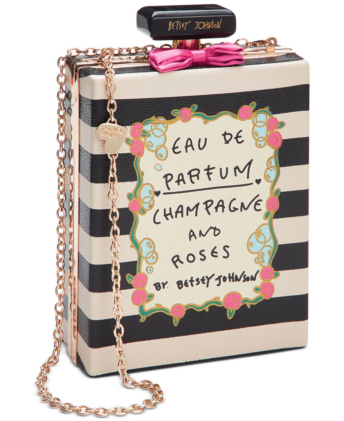 Lyst Betsey Johnson Perfume Shoulder Bag in Black