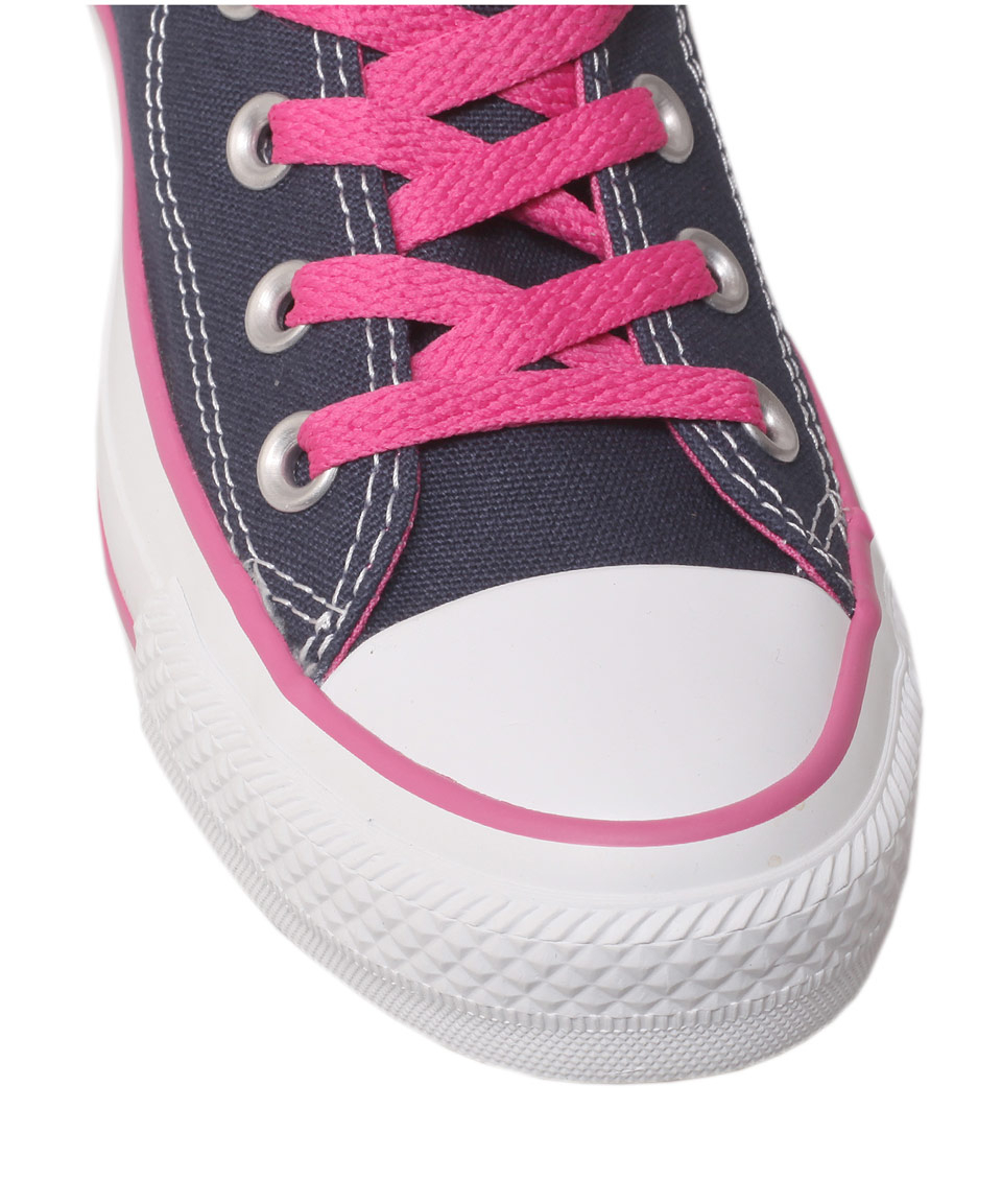 Converse Navy Chuck Taylor Side Zip Hi Top Trainers in Blue Lyst