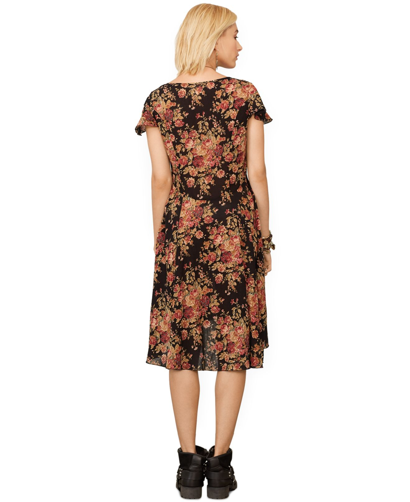ralph lauren high low dress