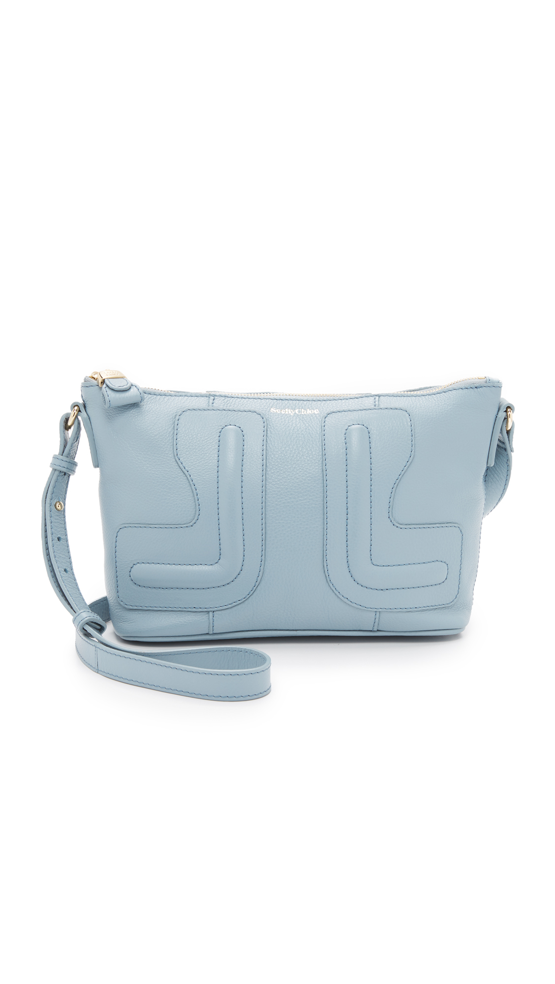chloe white leather handbag - See by chlo Kay Cross Body Bag in Blue (Dusty Blue) | Lyst