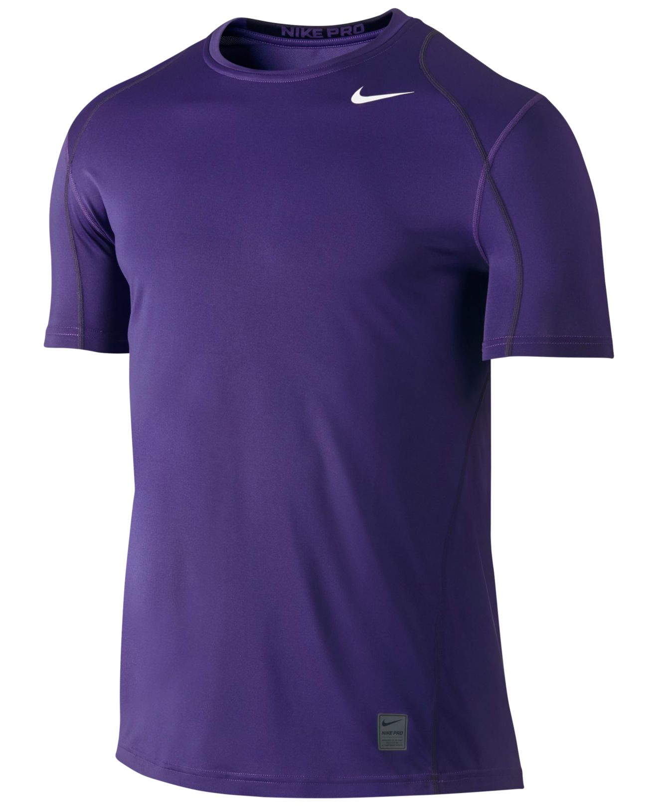 Lyst - Nike Men's Pro Cool Fitted Dri-fit Shirt in Purple for Men