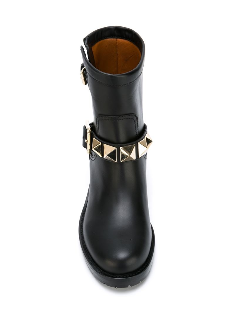 valentino flat boots