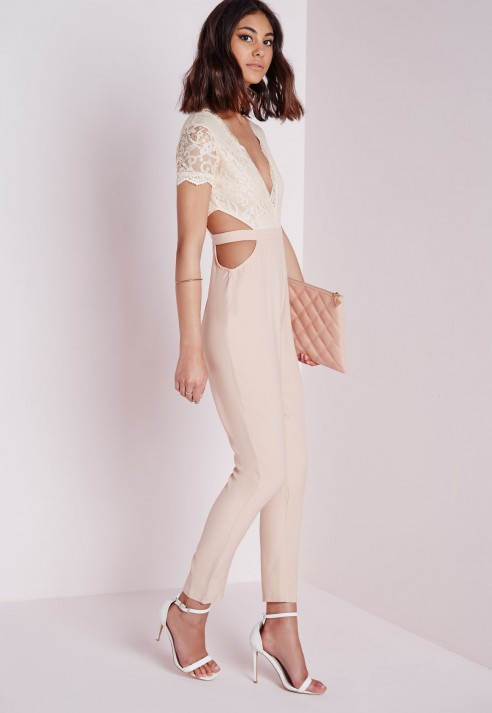 missguided cut out jumpsuit