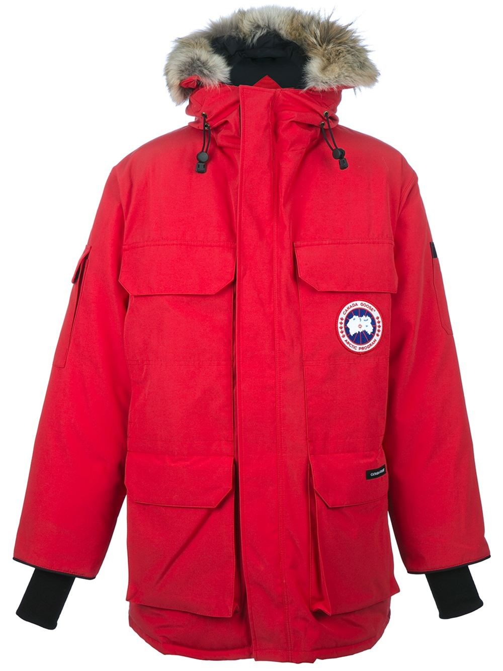 Canada Goose Parka Coat in Red for Men - Lyst