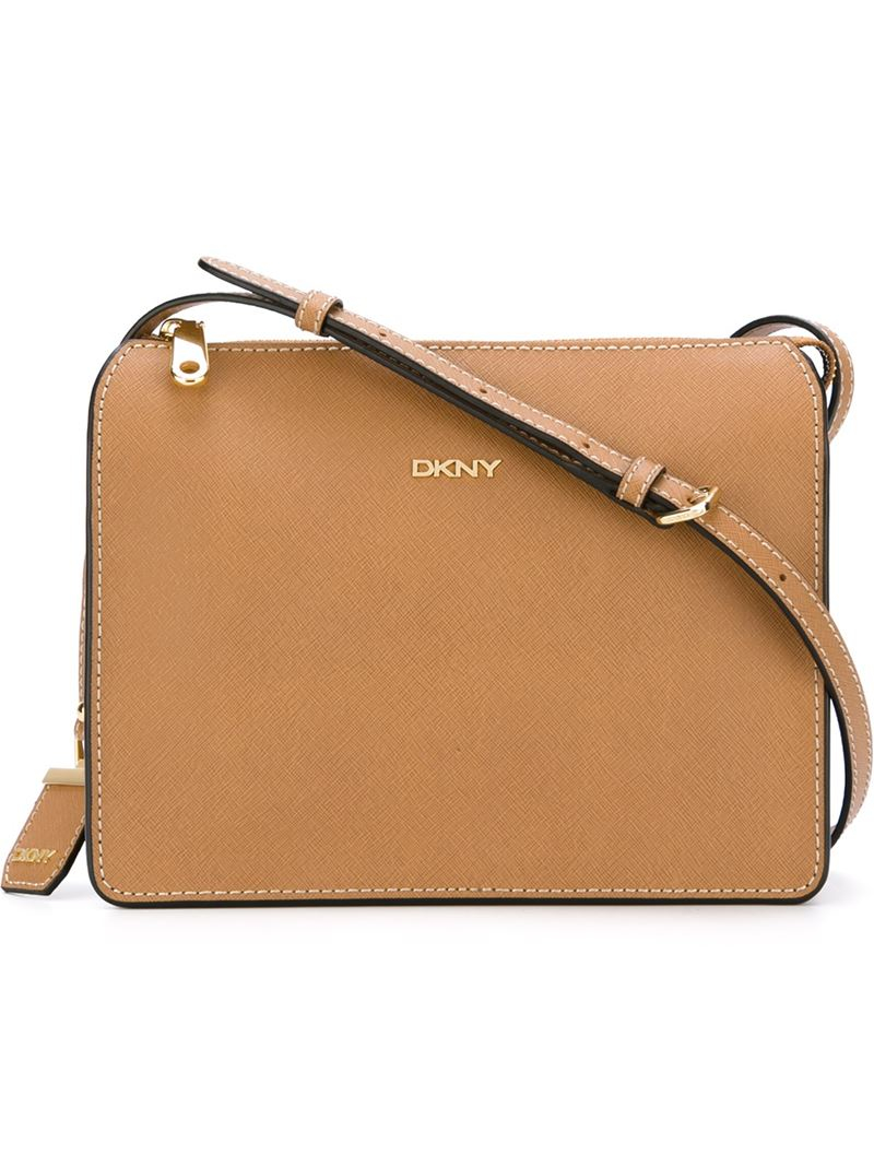 brown square purse