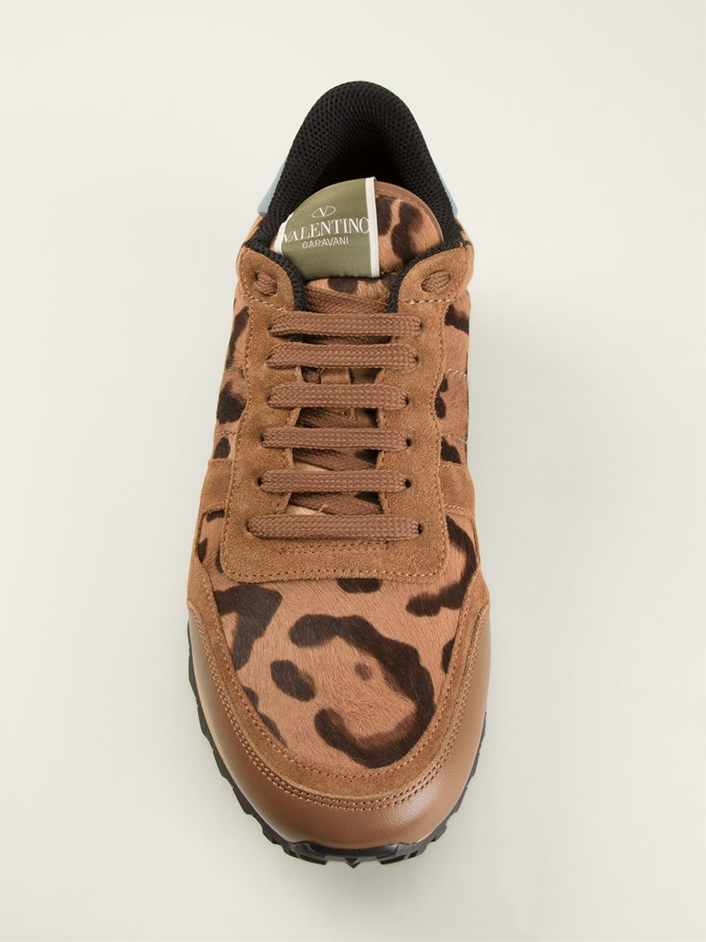 valentino leopard sneakers