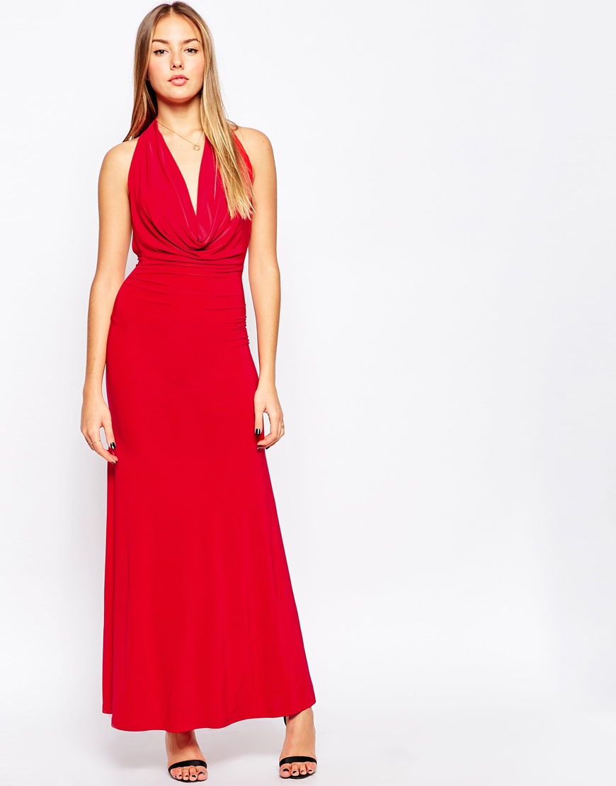 club l red maxi dress