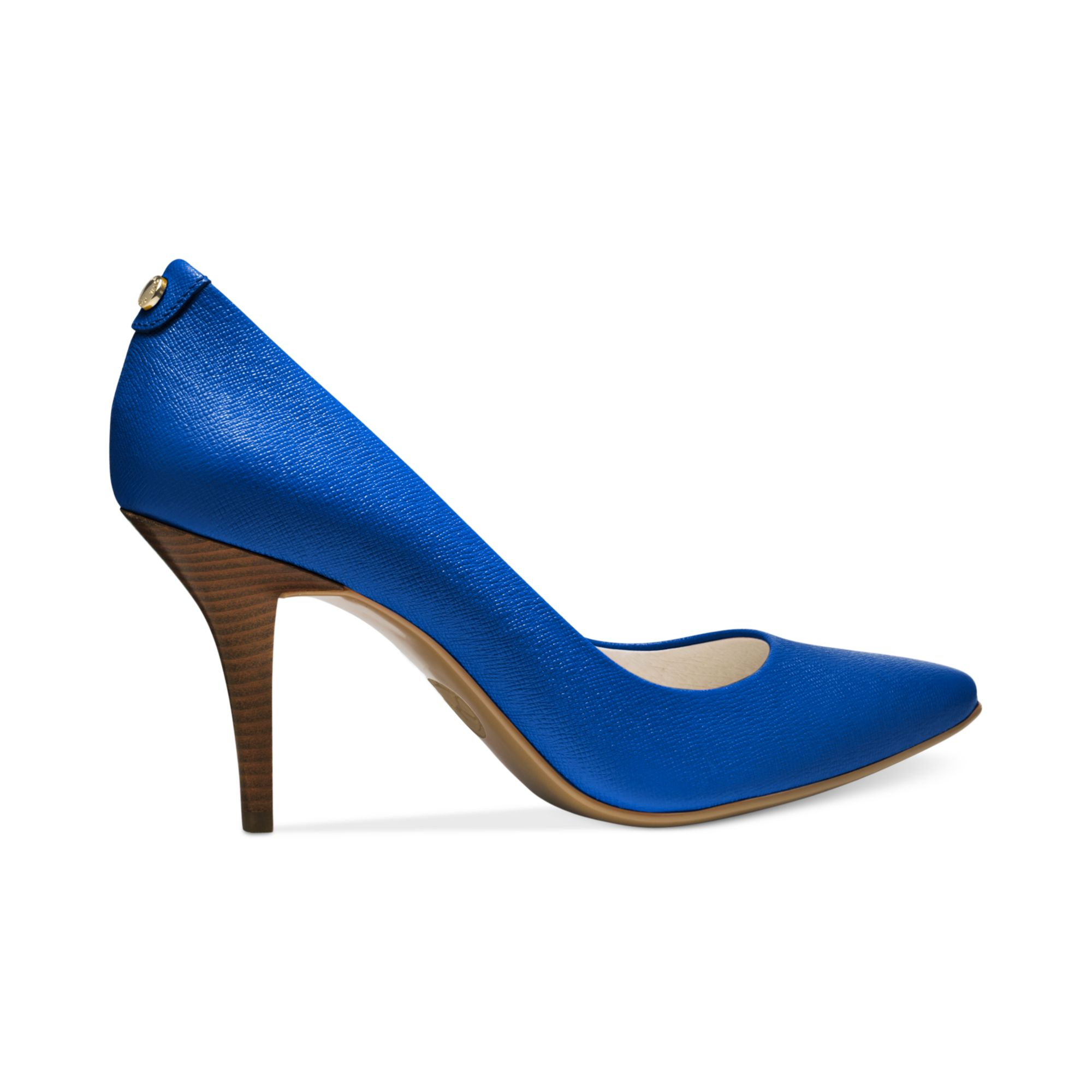 michael kors blue heels
