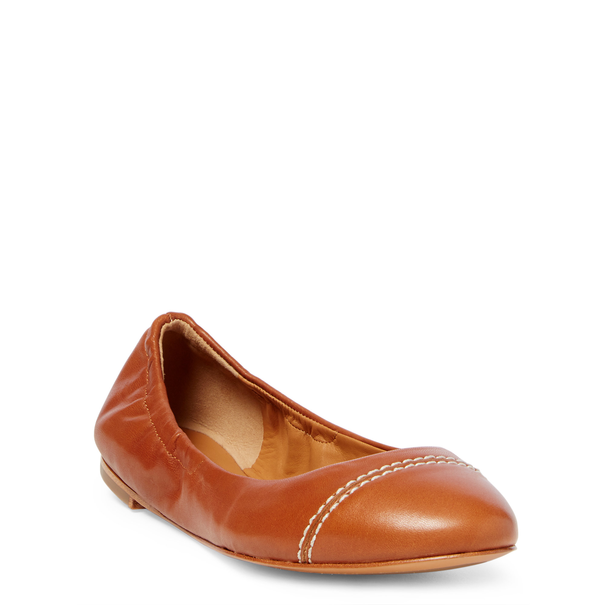 polo flat shoes polo ralph lilly nappa leather flat in brown lyst polo flat shoes polo ralph lilly nappa leather flat in brown lyst