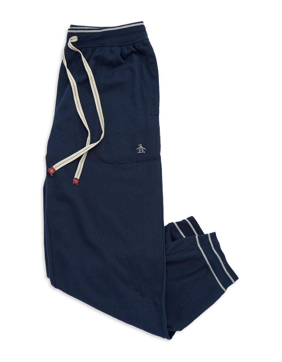Original penguin Striped Cuff Sweatpants in Blue for Men (Navy) Lyst