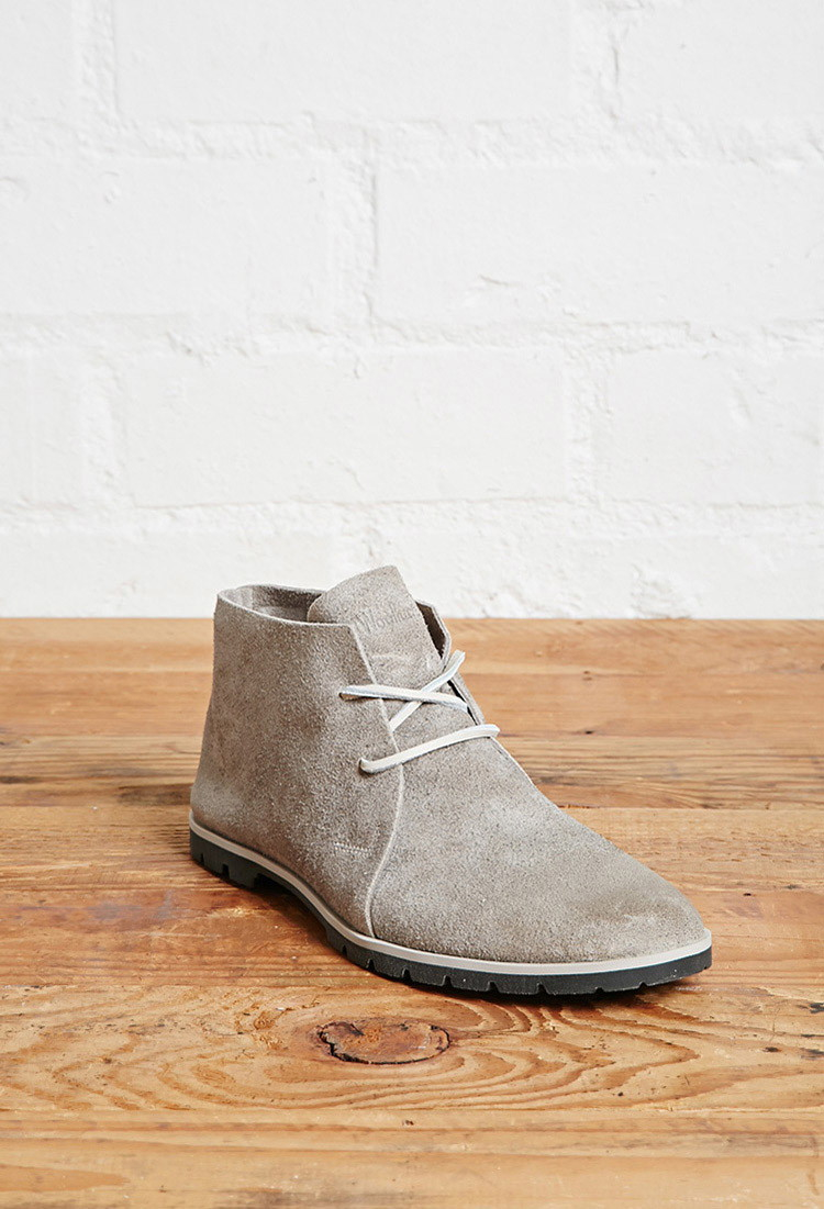 gray mens chukka boots
