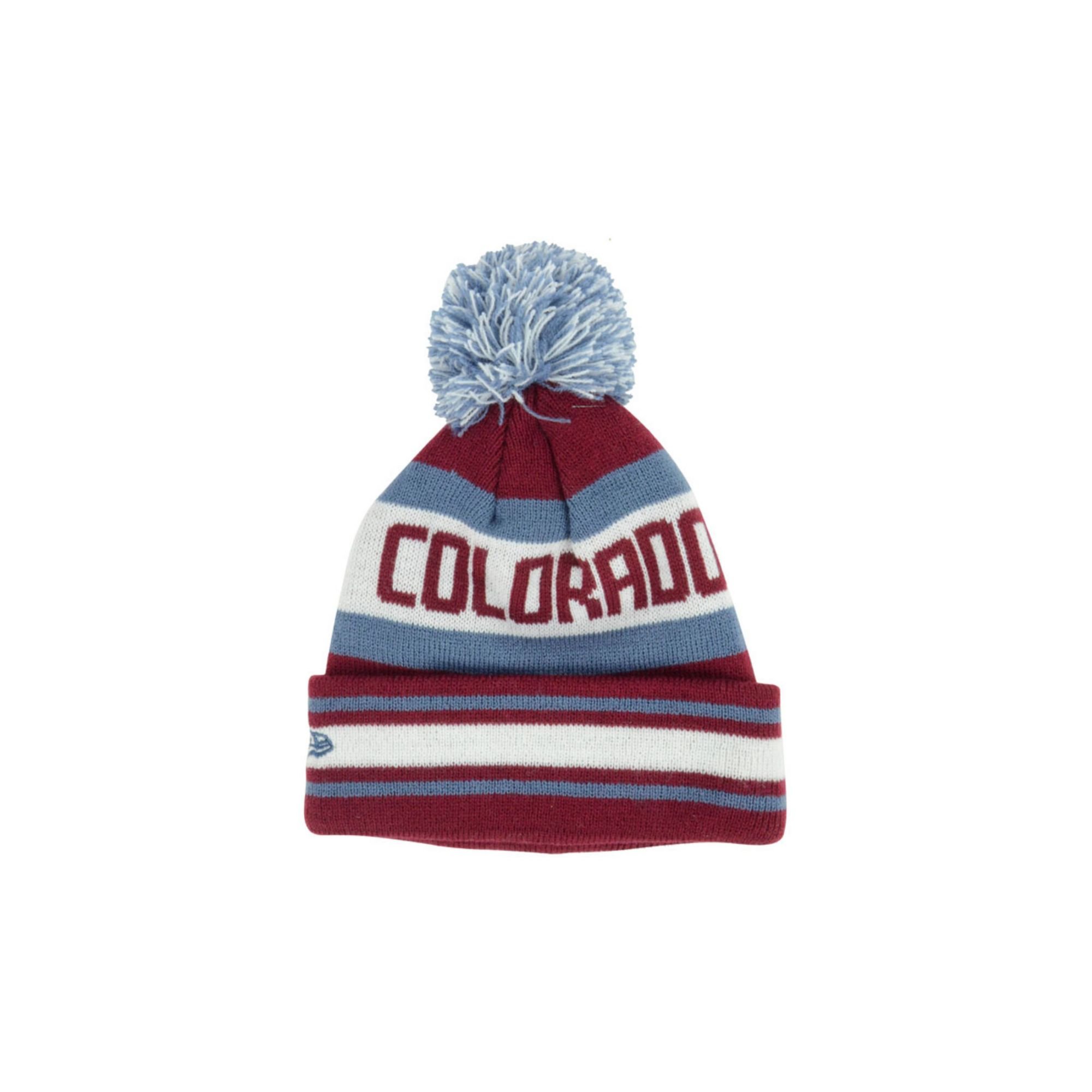 Colorado Avalanche fan pack. Men’s jacket, 3 kids hats, 3 lanyards