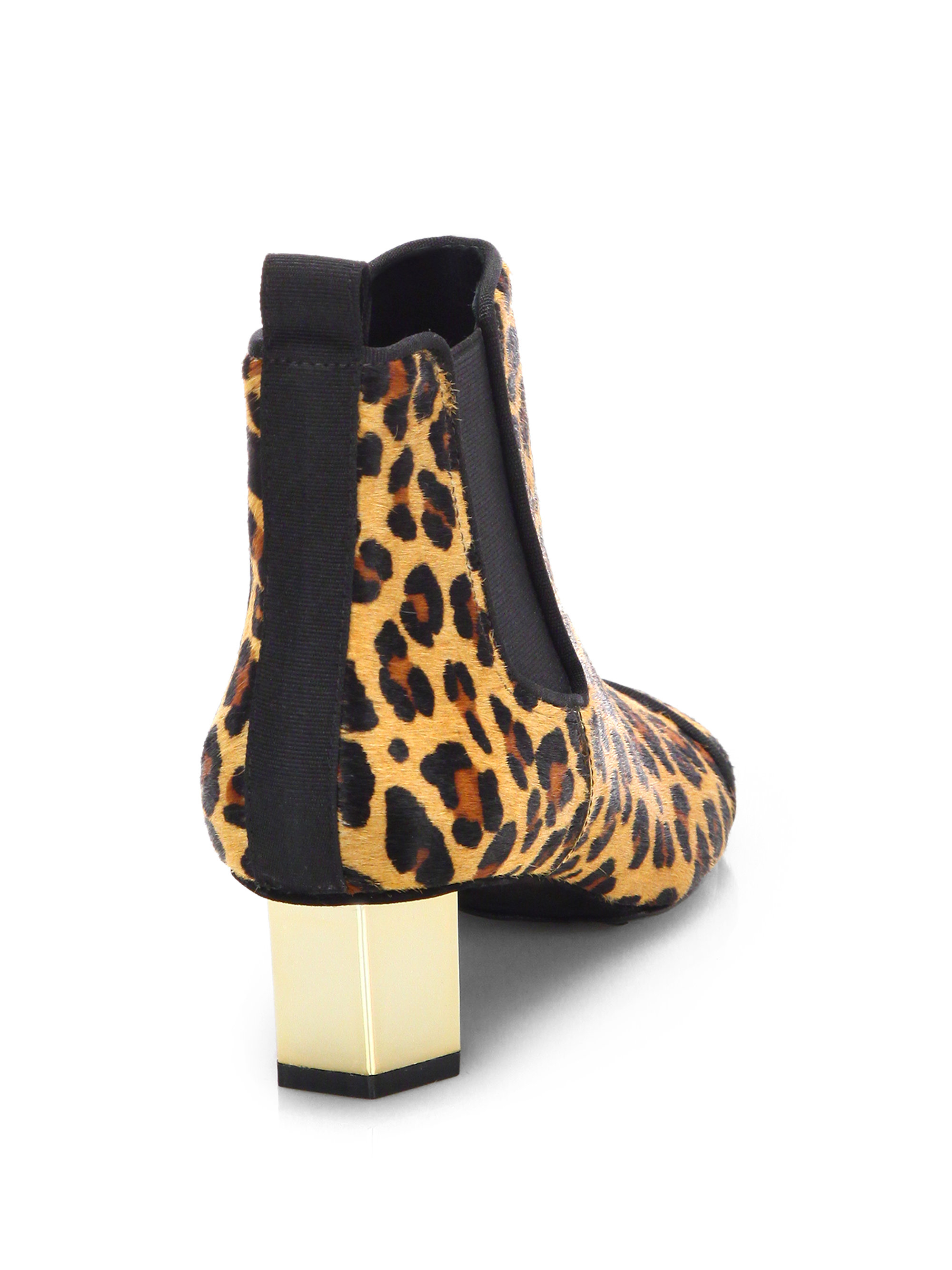 tory burch leopard ankle boots