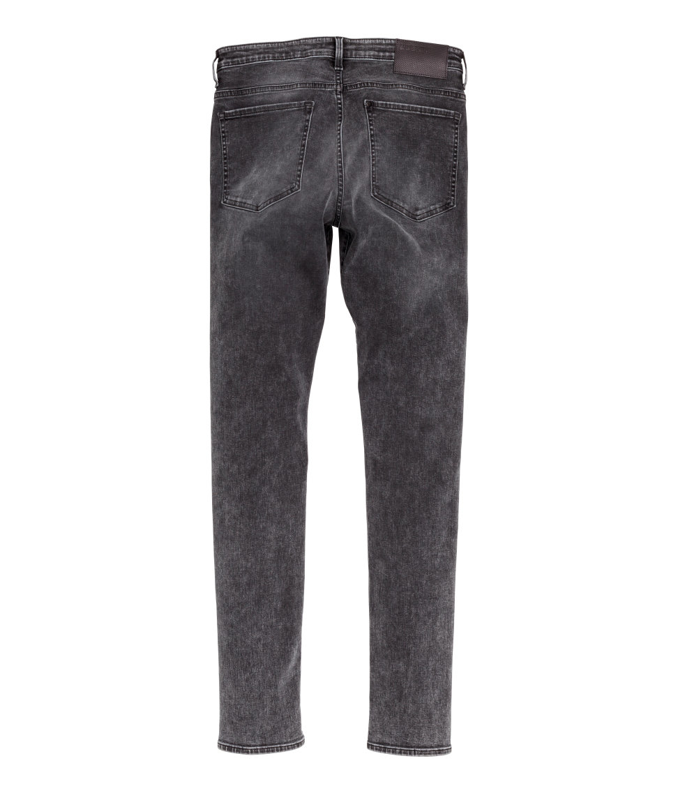 H&M Denim 360 Tech Stretch Skinny Jeans in Gray for Men | Lyst