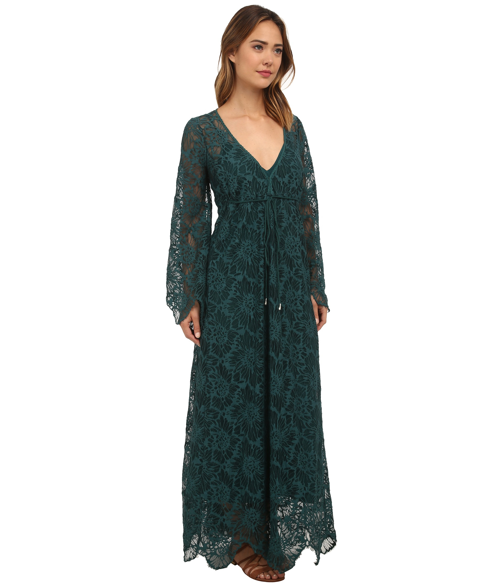 Sensual Lace Maxi Dress - Ballet 