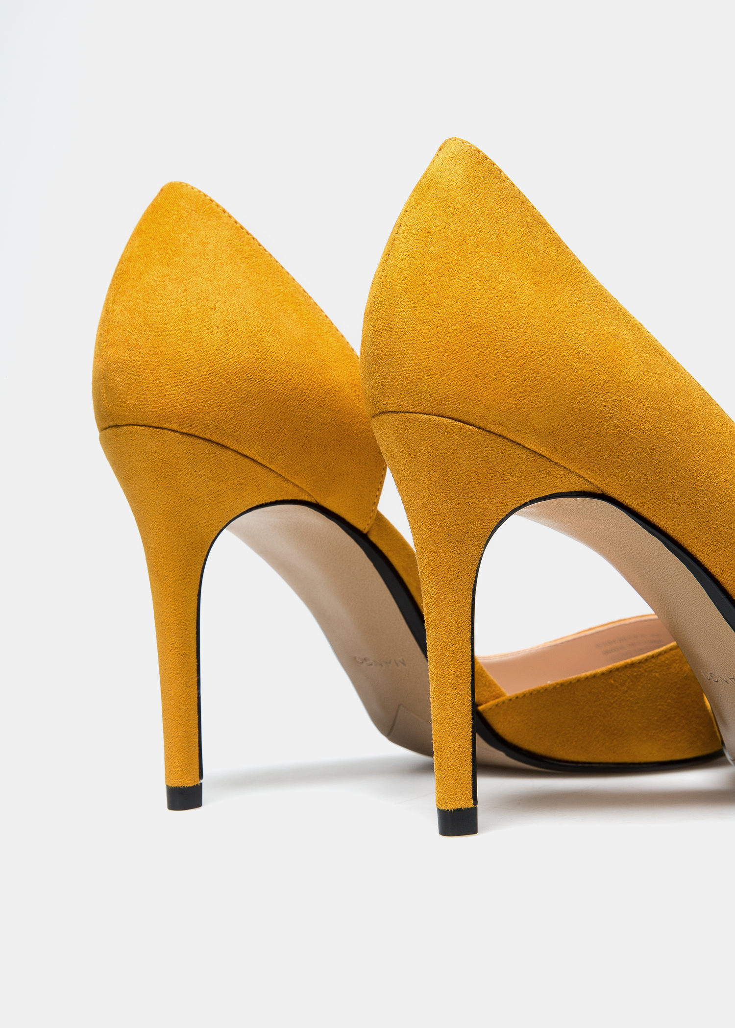 Mango Synthetic Stiletto Shoes in Mustard (Yellow) - Lyst