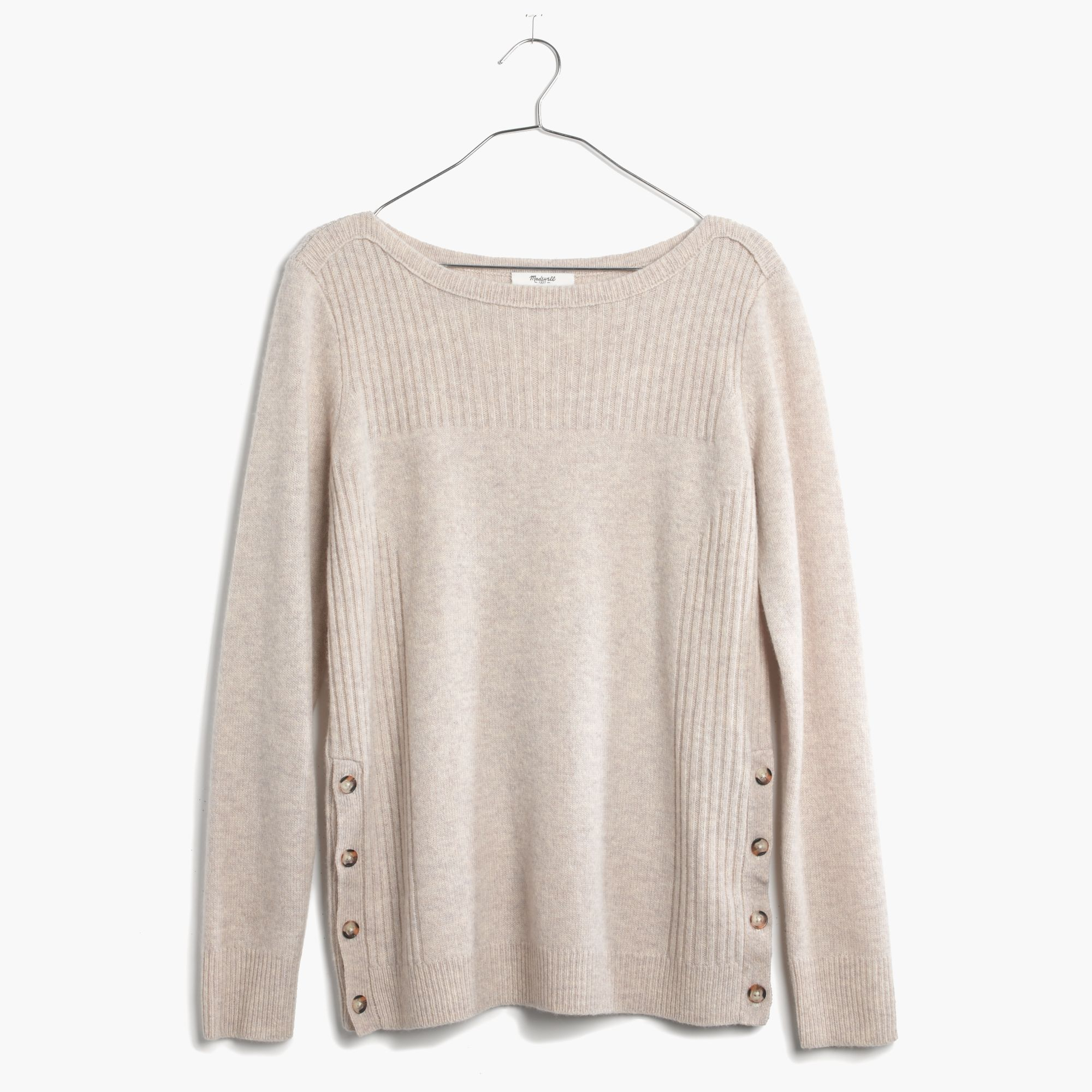 Madewell Pinewood Pullover Sweater in Natural - Lyst
