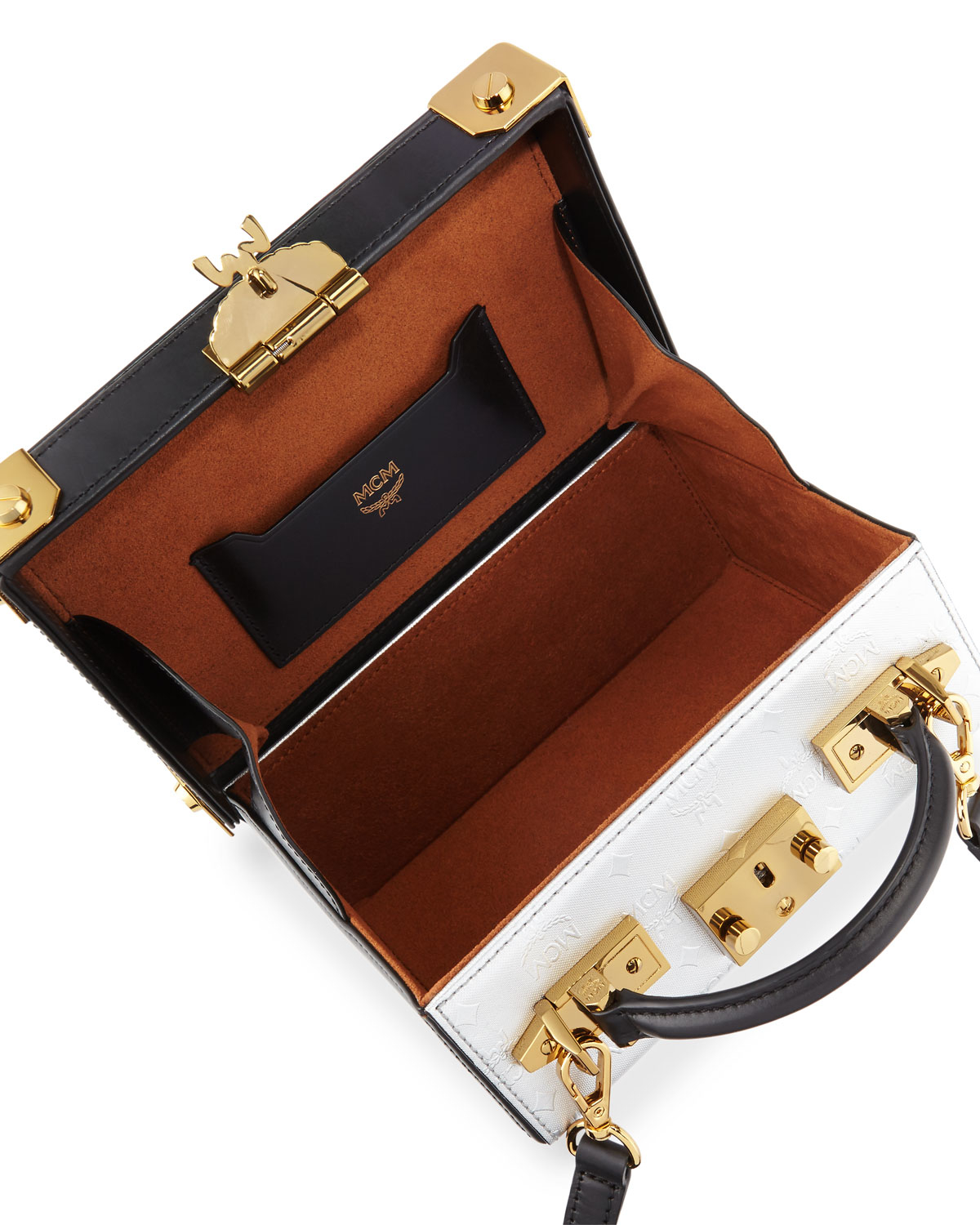 mcm luggage trunk