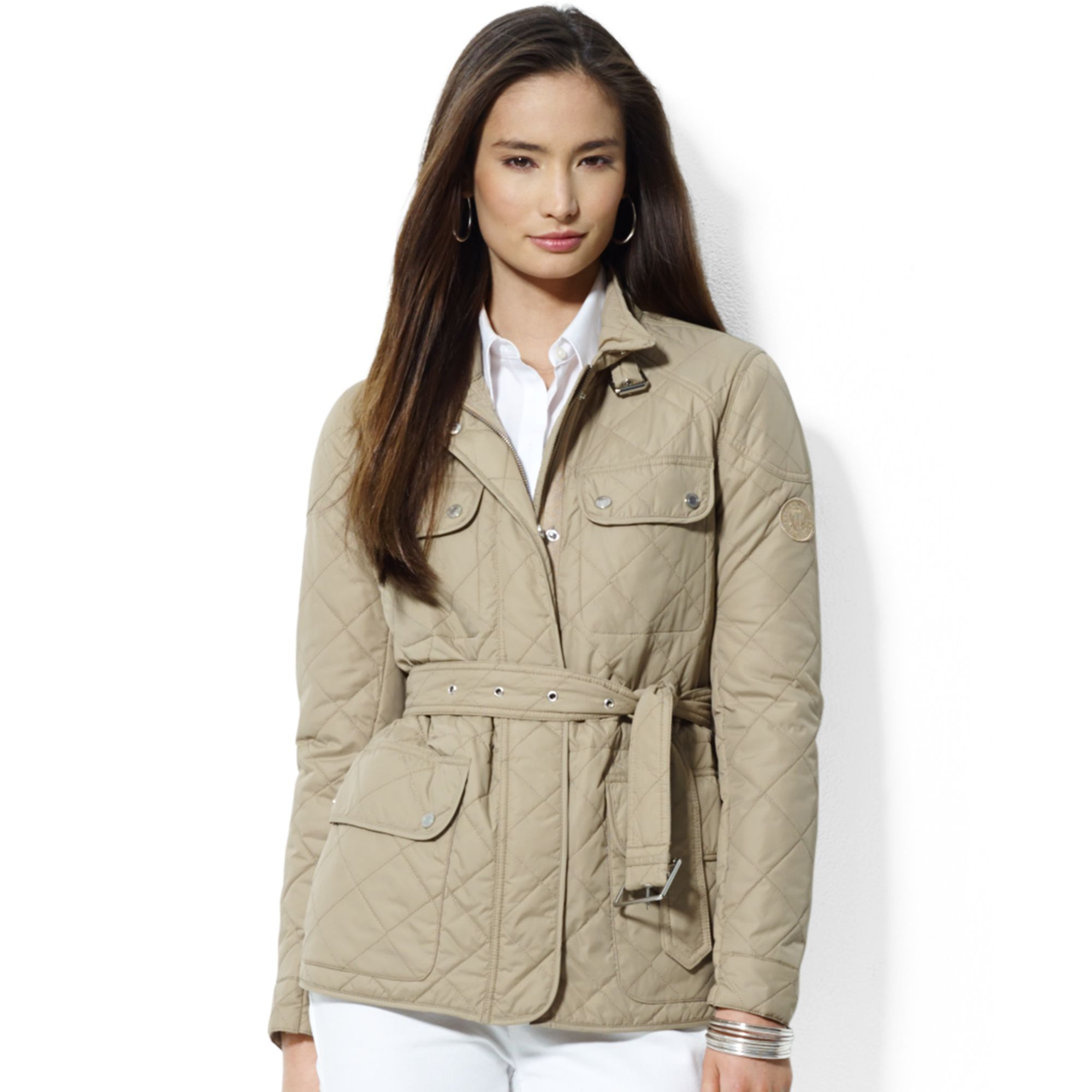 ralph lauren khaki jacket womens