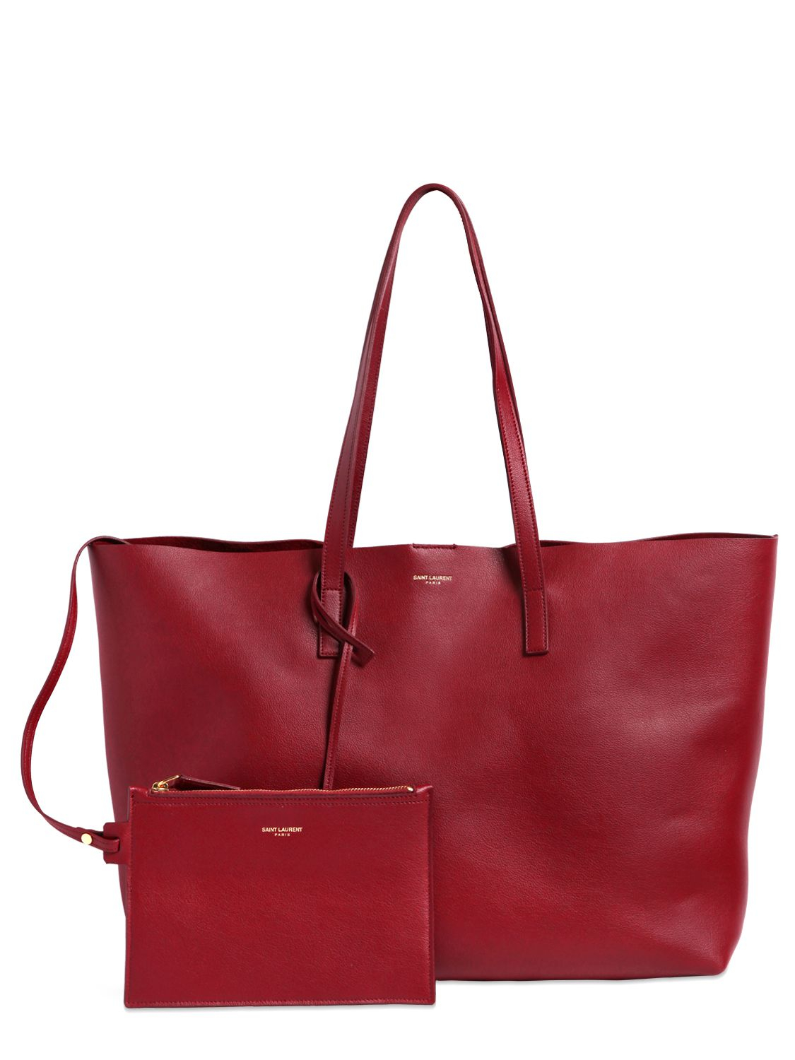 red saint laurent tote