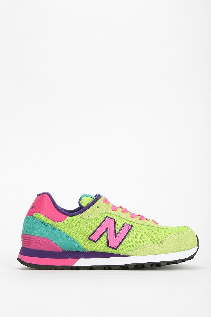 Lyst - New Balance 515 Colorblock Running Sneaker in Green