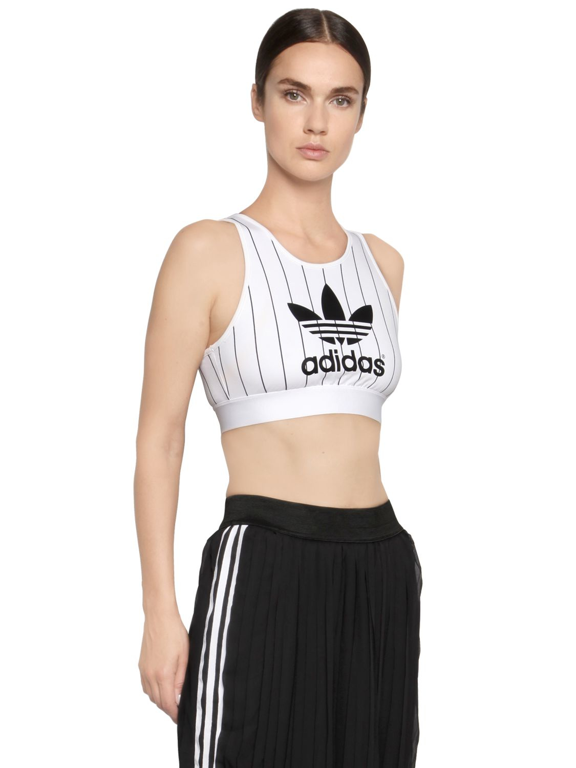 adidas trefoil sports bra