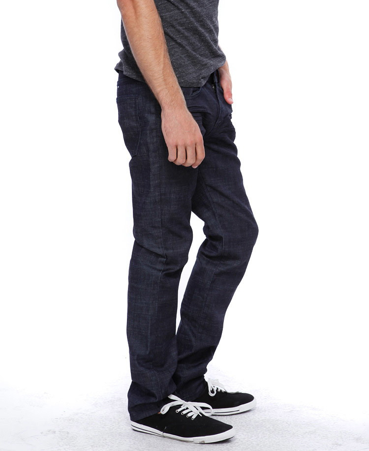 Forever 21 PermaCrease Whisker Straight Leg Jeans in Blue for Men