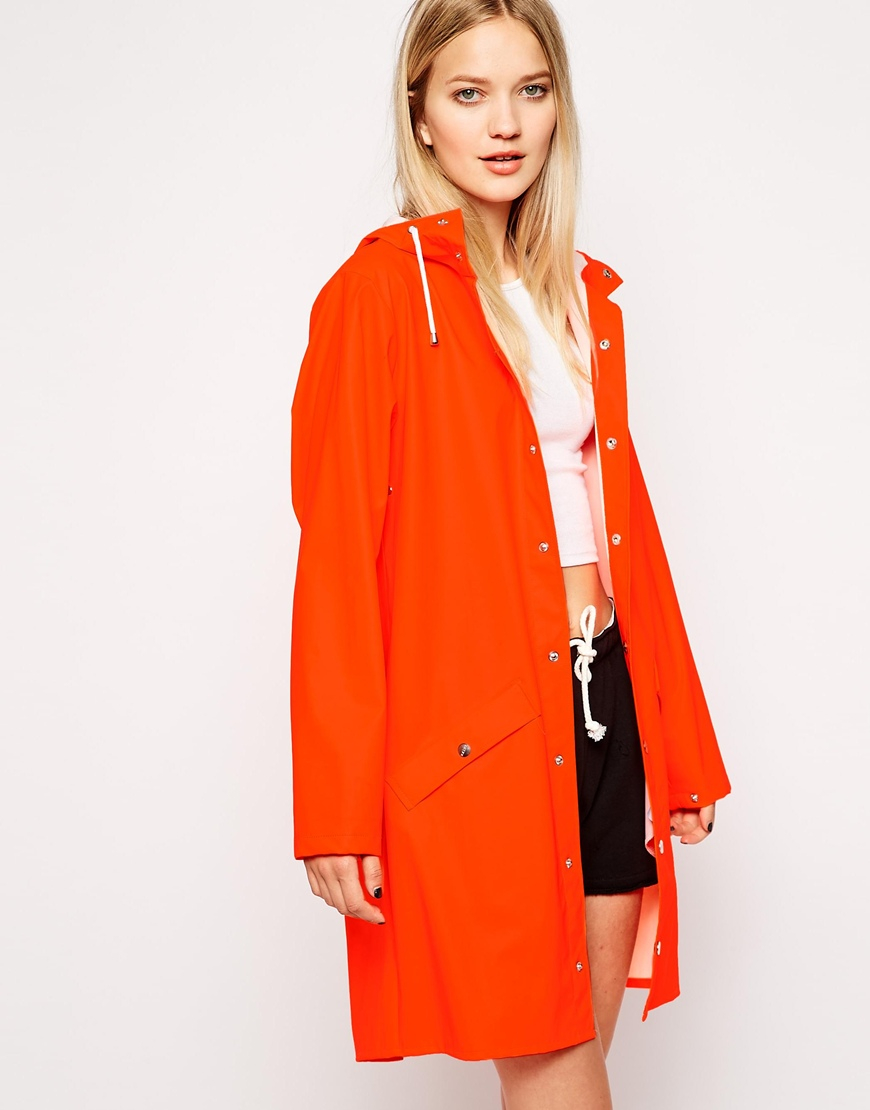 bright orange jacket