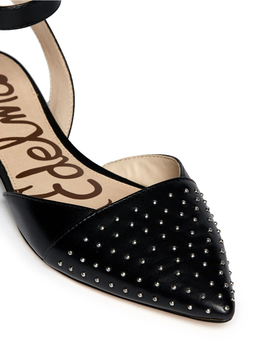 ankle flats with straps