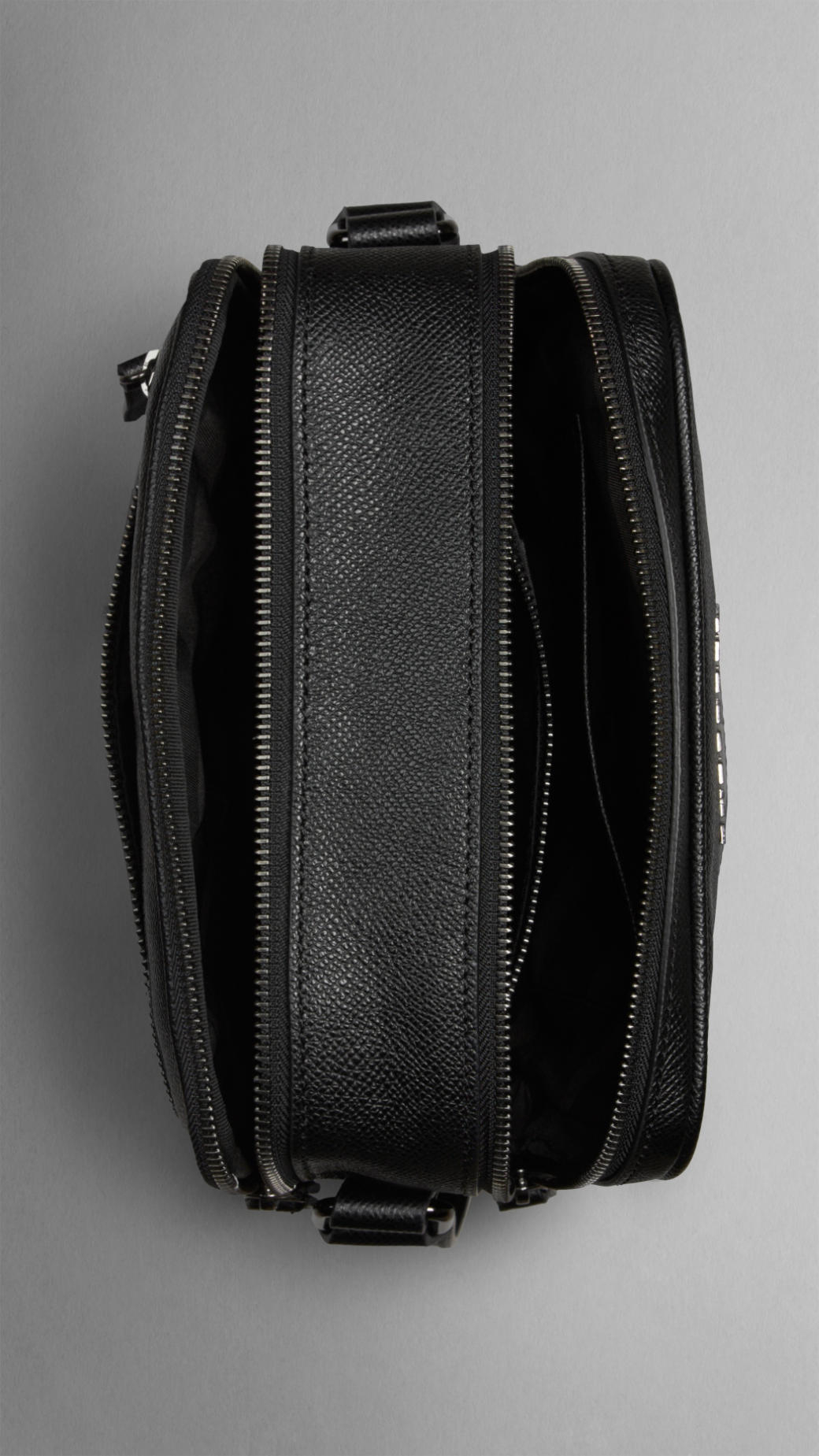 Burberry London Leather Crossbody Bag in Black for Men - Lyst