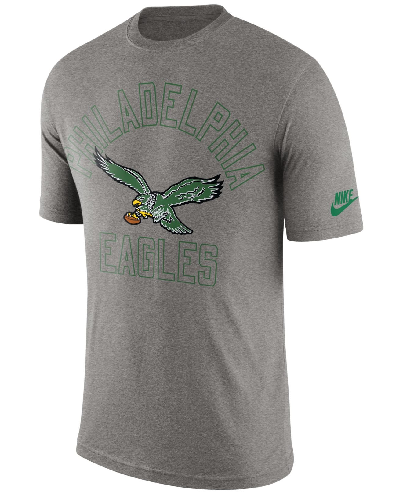 Lyst - Nike Men's Philadelphia Eagles Retro Logo T-shirt in Gray for Men