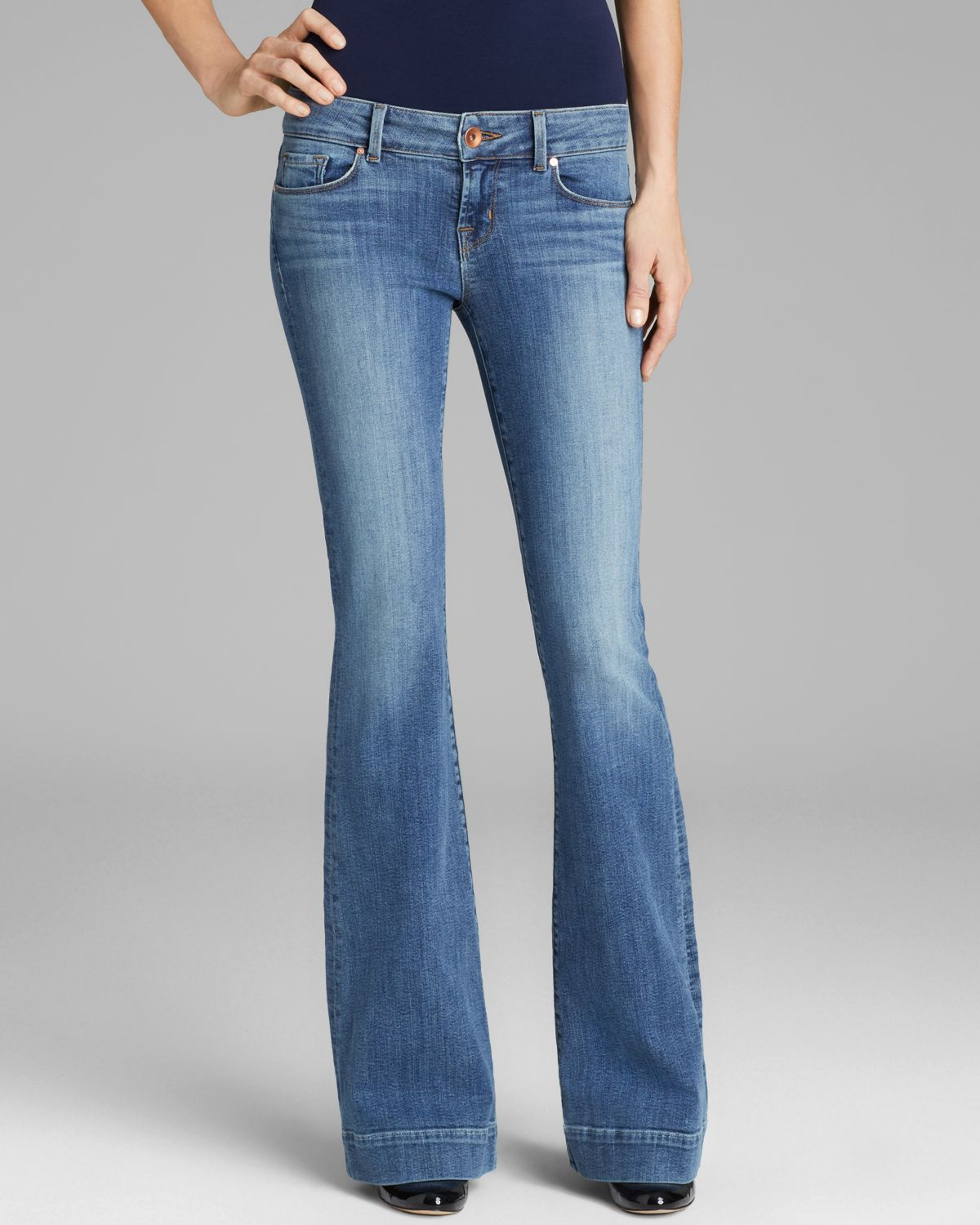 J Brand Jeans 722 Love Story Flare in Cosmic in Blue - Lyst