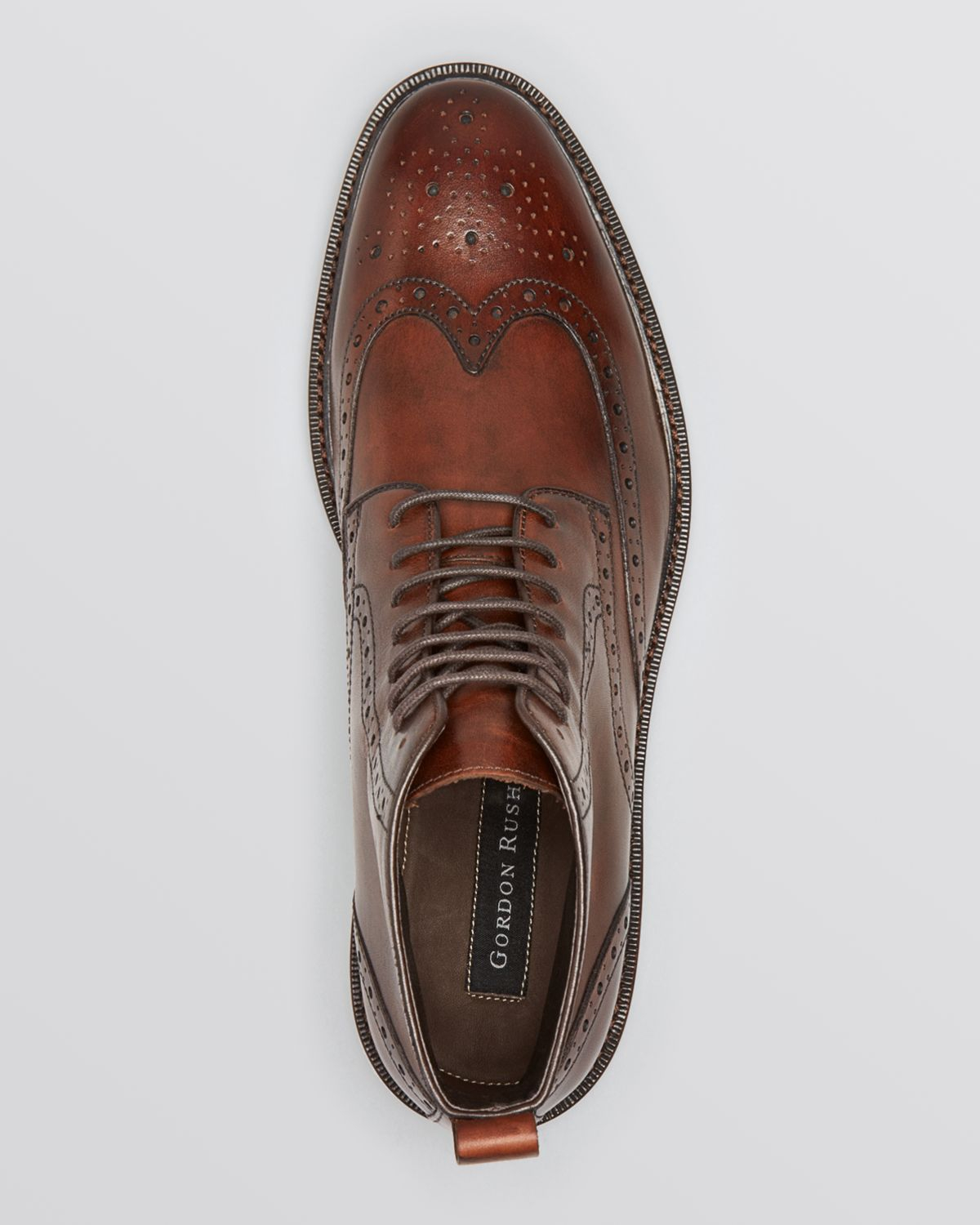 gordon rush wingtip boots
