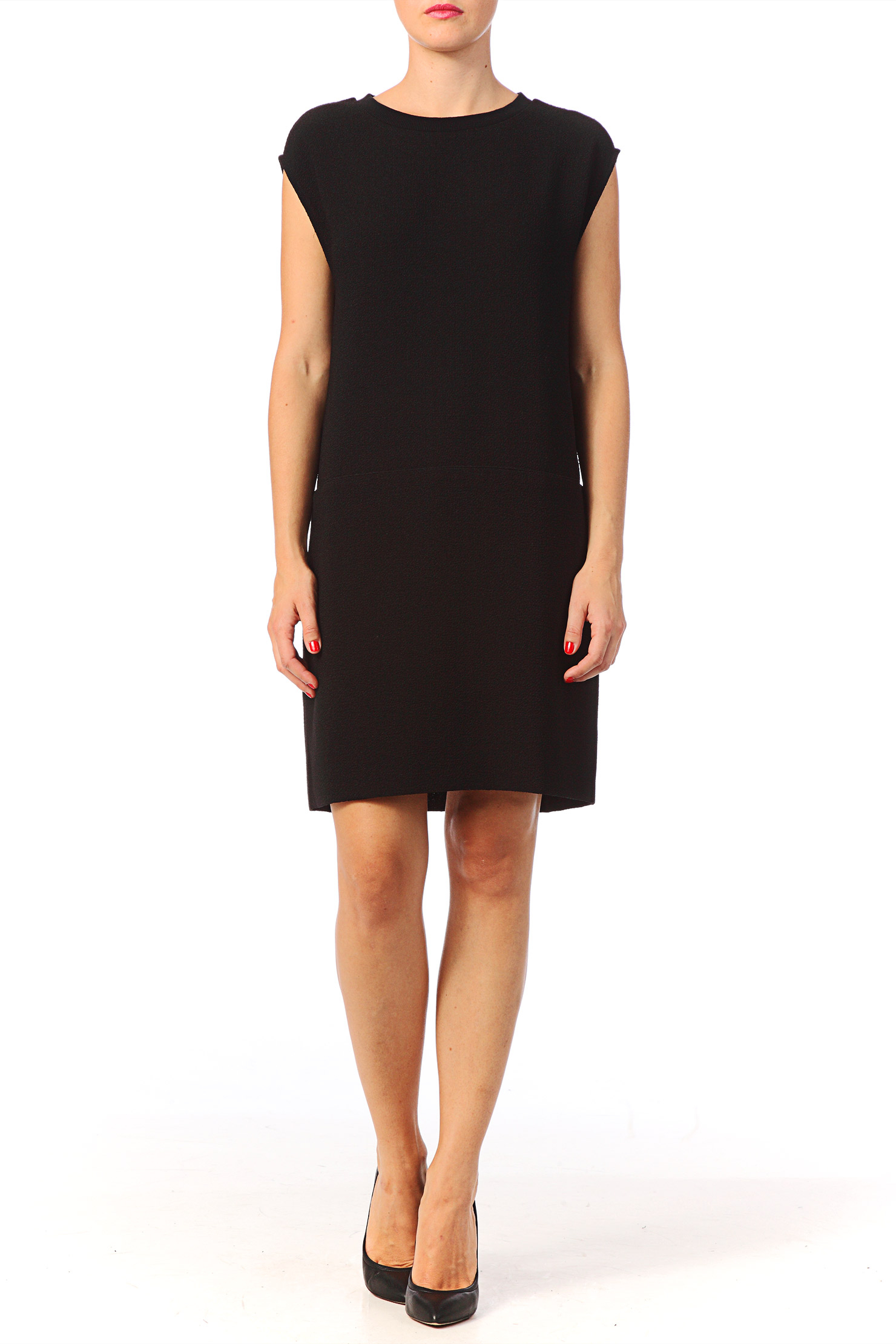 Calvin klein T-shirt Dress in Black | Lyst